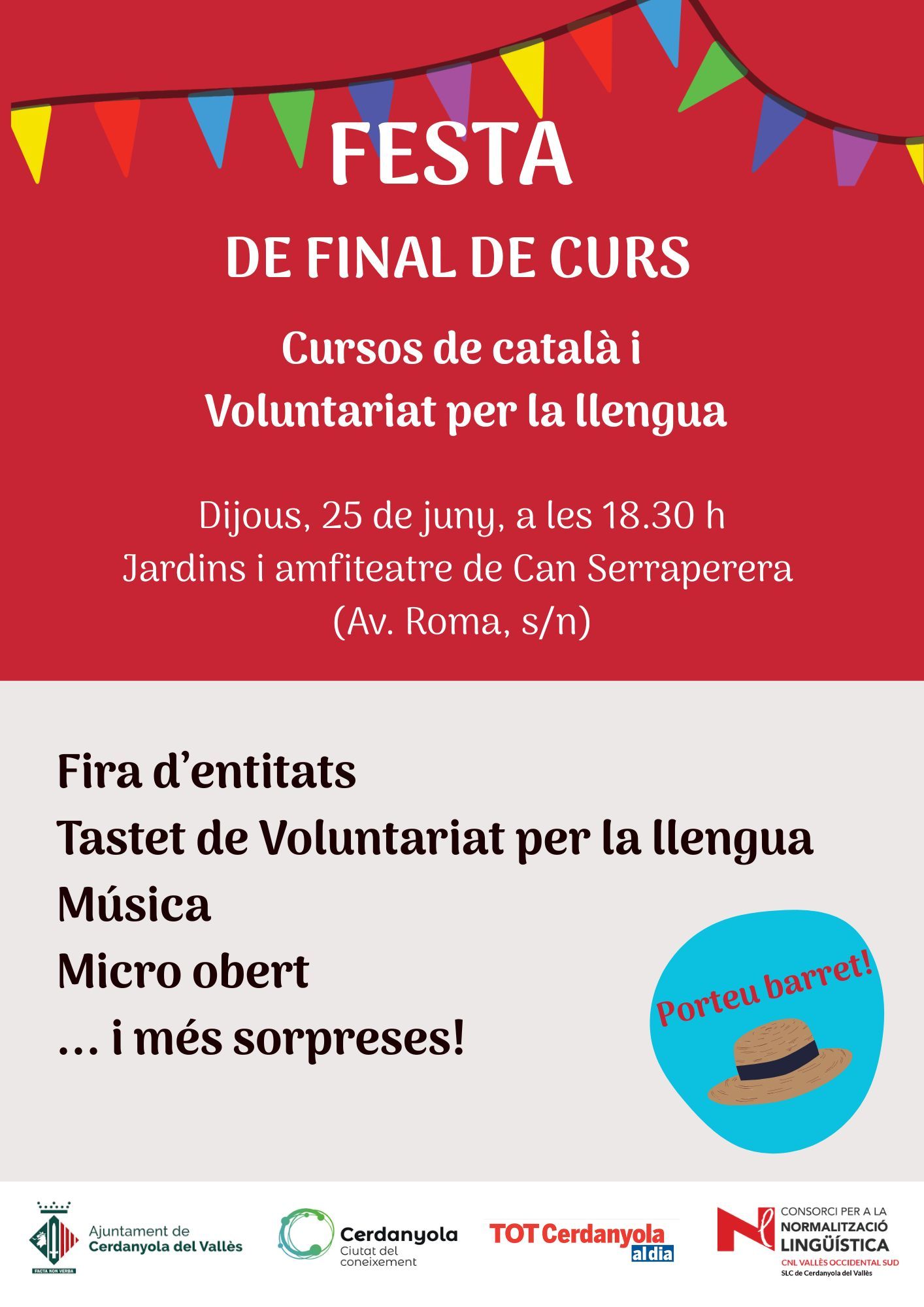 Festa de final de curs de l'Oficina de Català de Cerdanyola. 