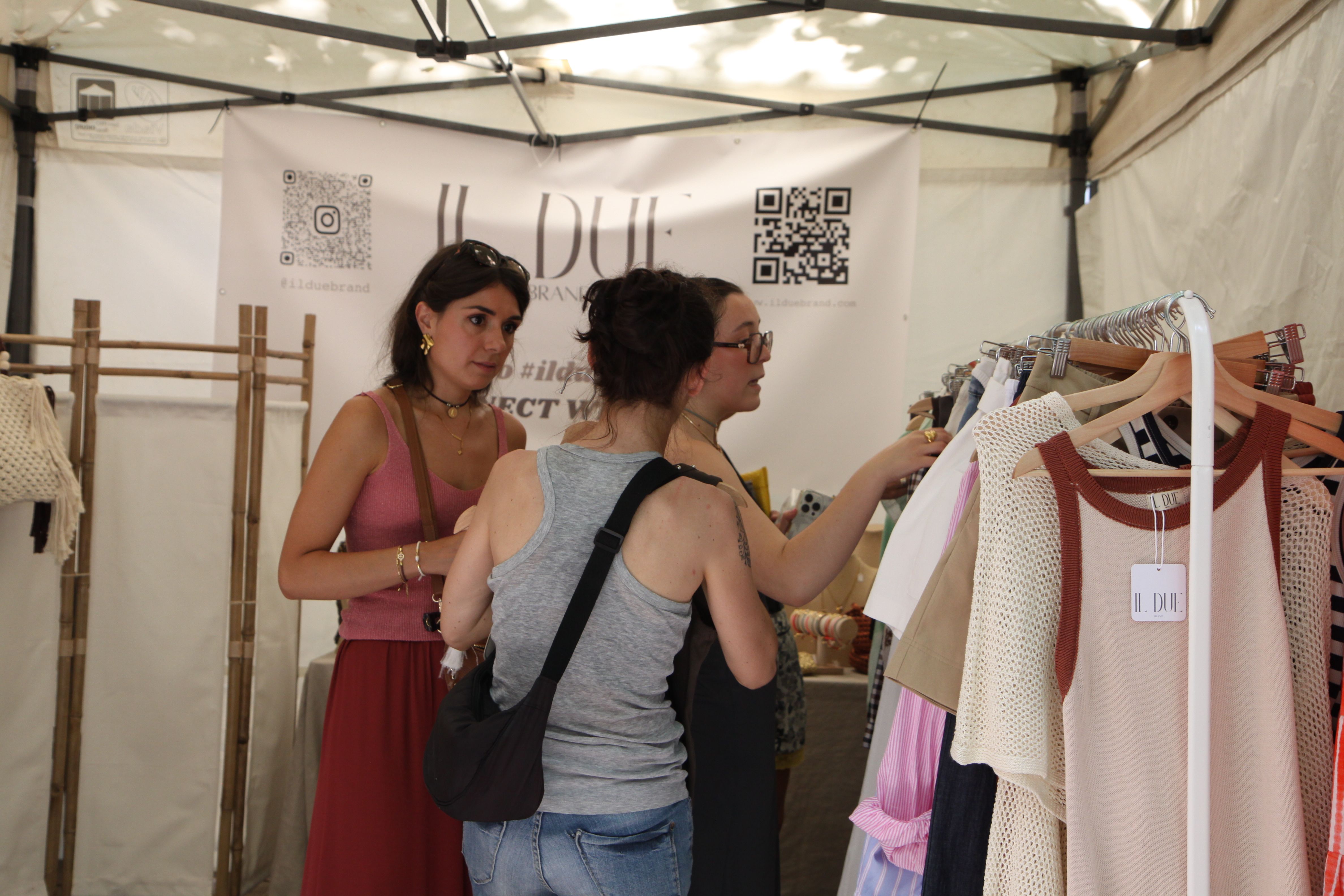 La marca local Il due brand també ha sortit al carrer. Foto: Laia Jubany