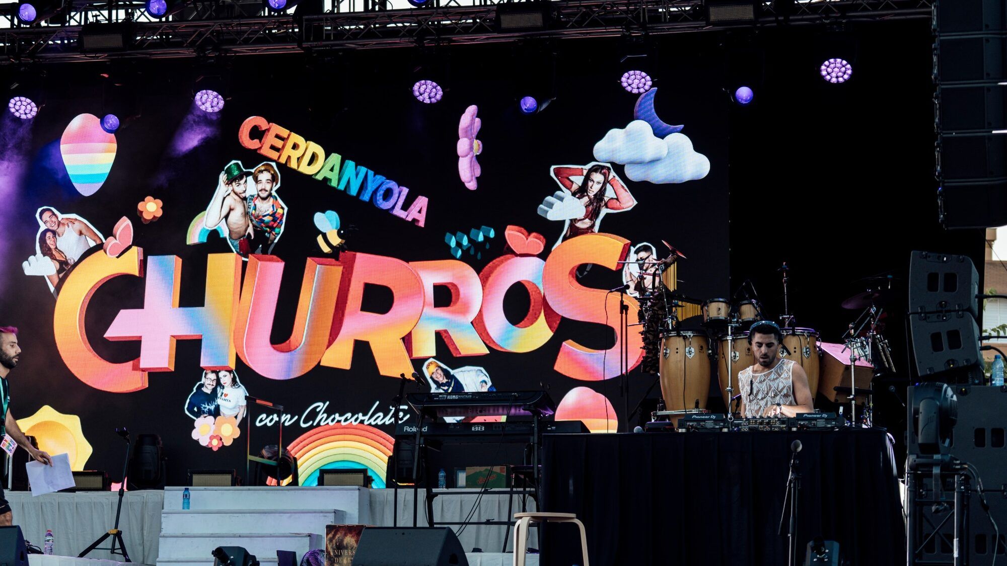 Churros con Chocolate va portar a Cerdanyola el seu univers festiu, colorista i reivindicatiu. FOTO: Mauri Blázquez (@mzzz.raw)