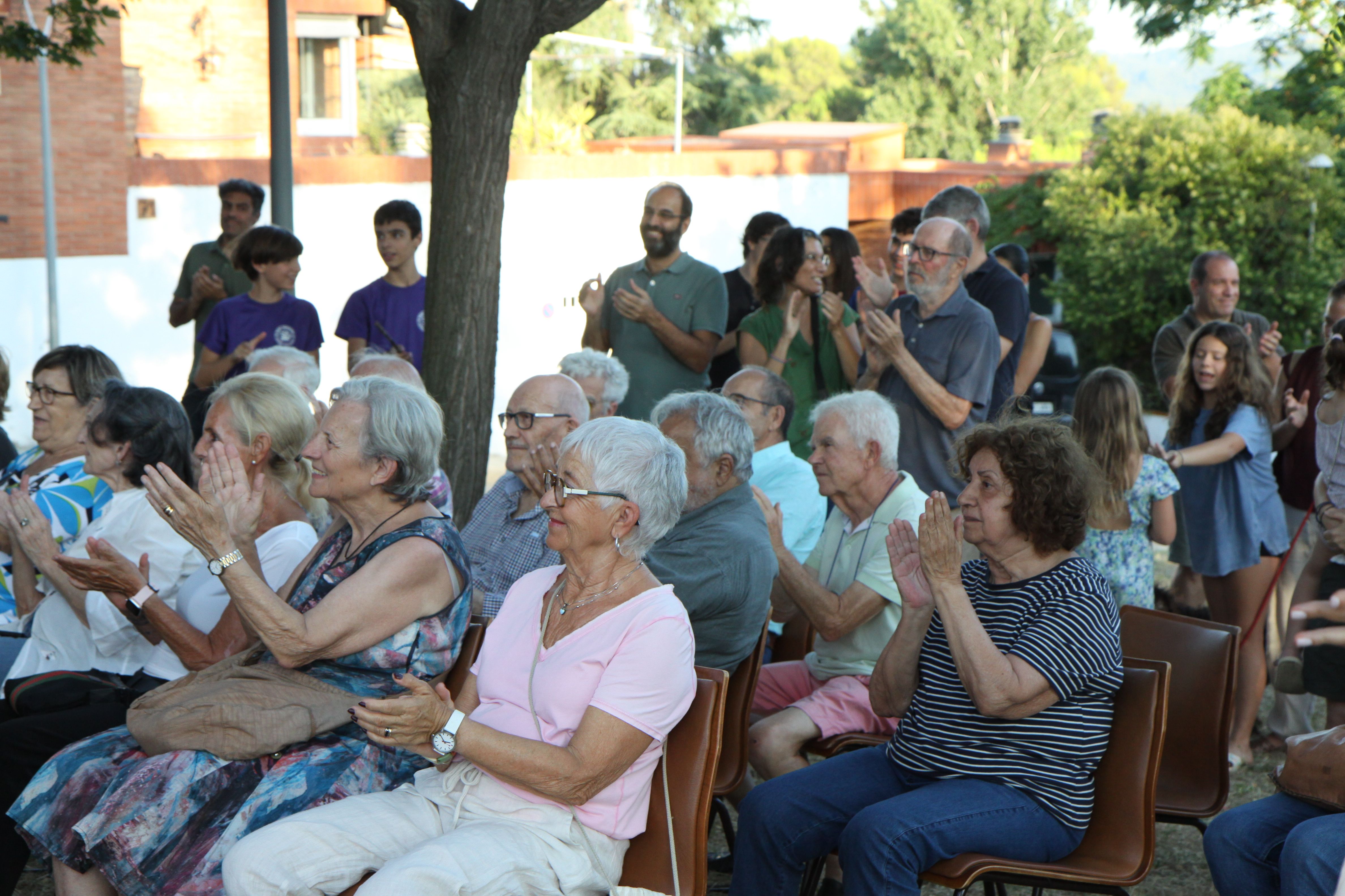 El pregó del Grup Escolta Bellaterra va conmoure petits i grans. Foto: Laia Jubany