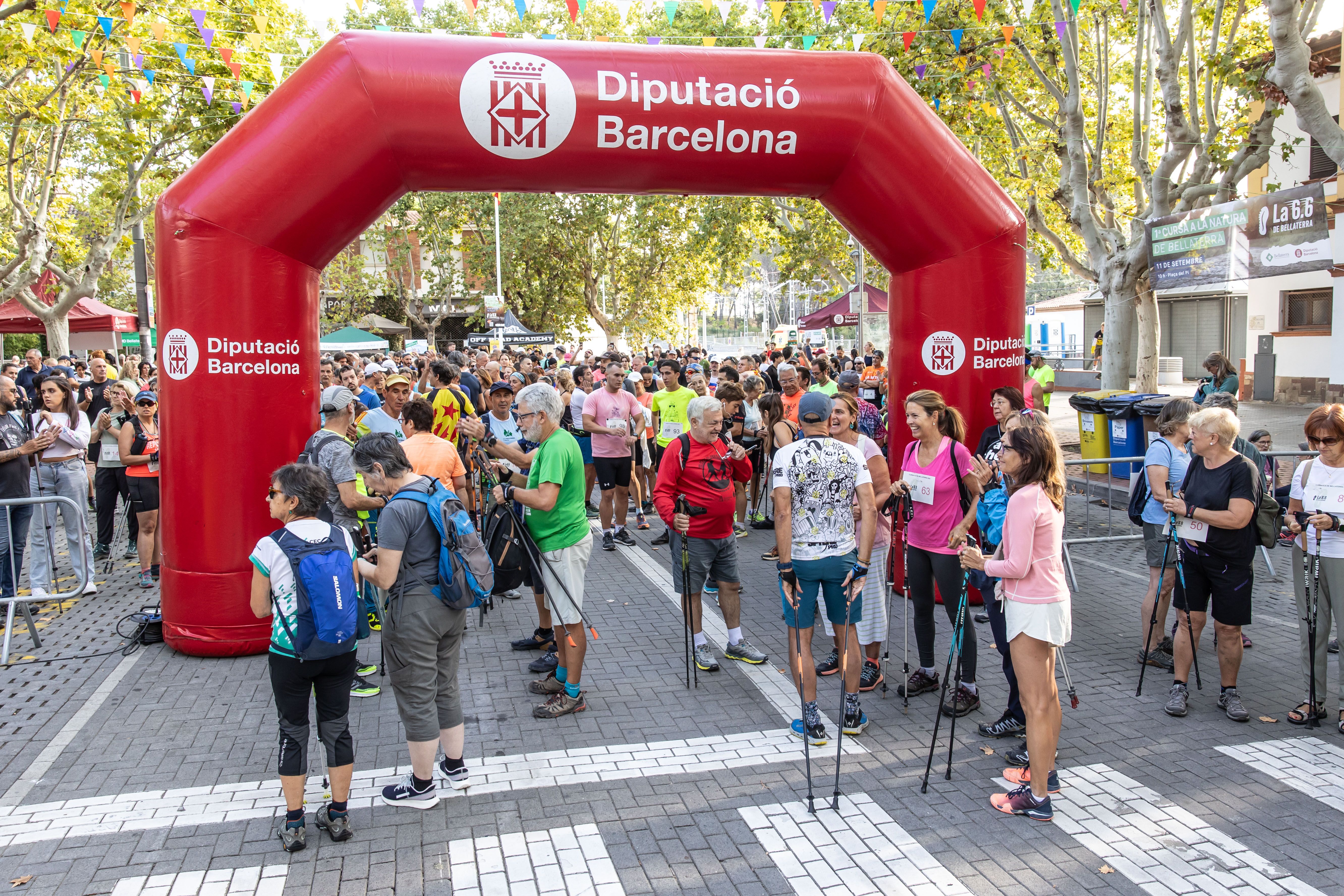 A la primera edició de la Cursa 6.6 van participar 402 persones. FOTO: R. Ojeda Muñoz
