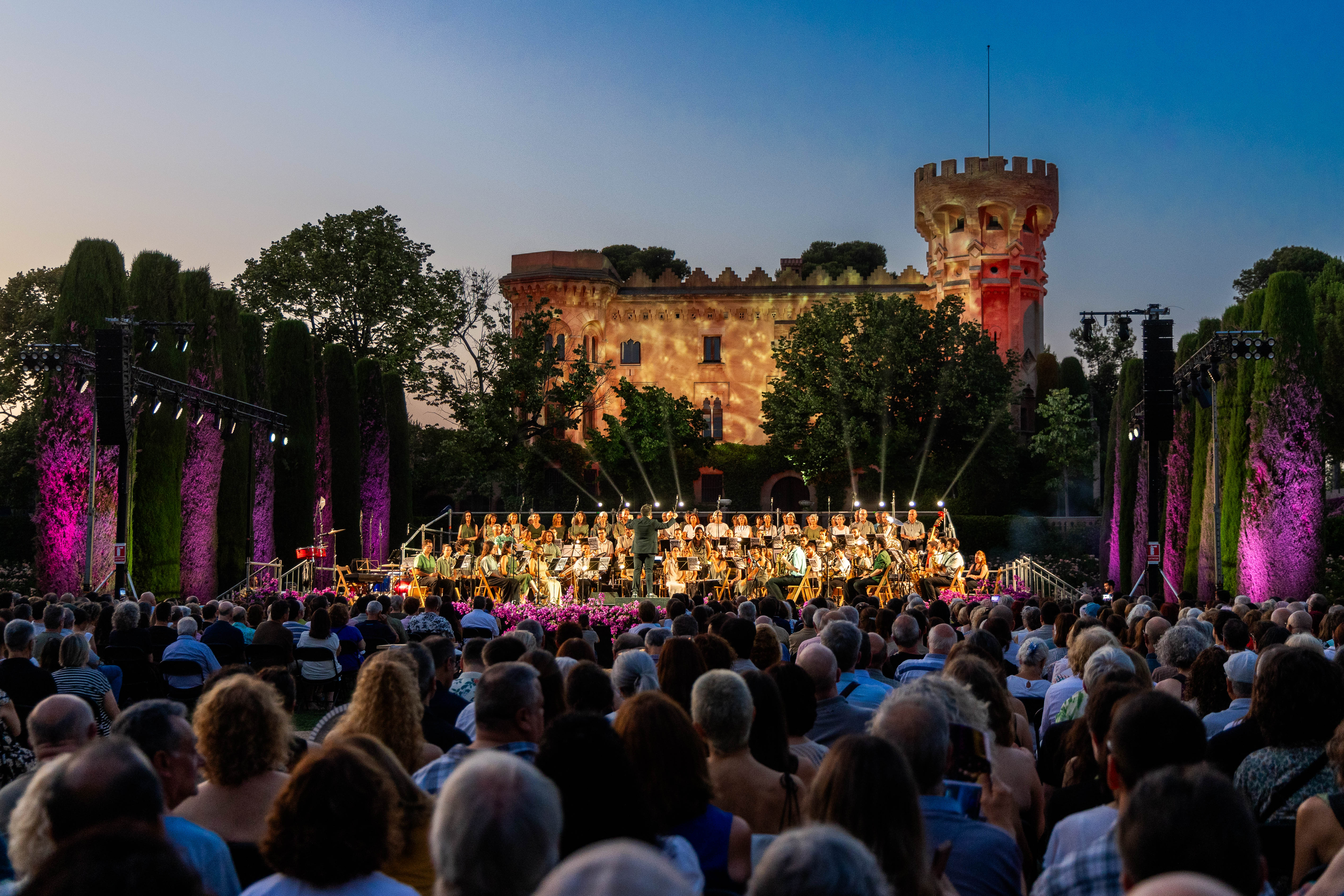 Concert al Castell de l'AMCV en l'edició de 2025. FOTO: Núria Puentes.