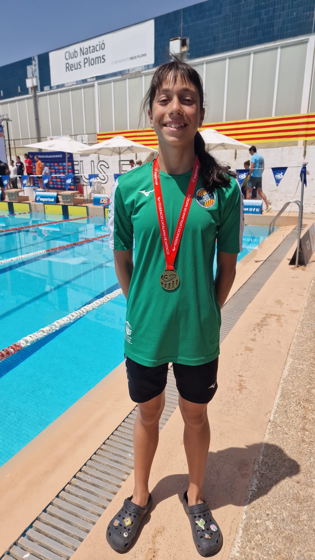 Lidia Katib, del CN Cerdanyola, va ser campiona en 50 i 100 papallona al Campionat de Catalunya aleví. FOTO: CN Cerdanyola