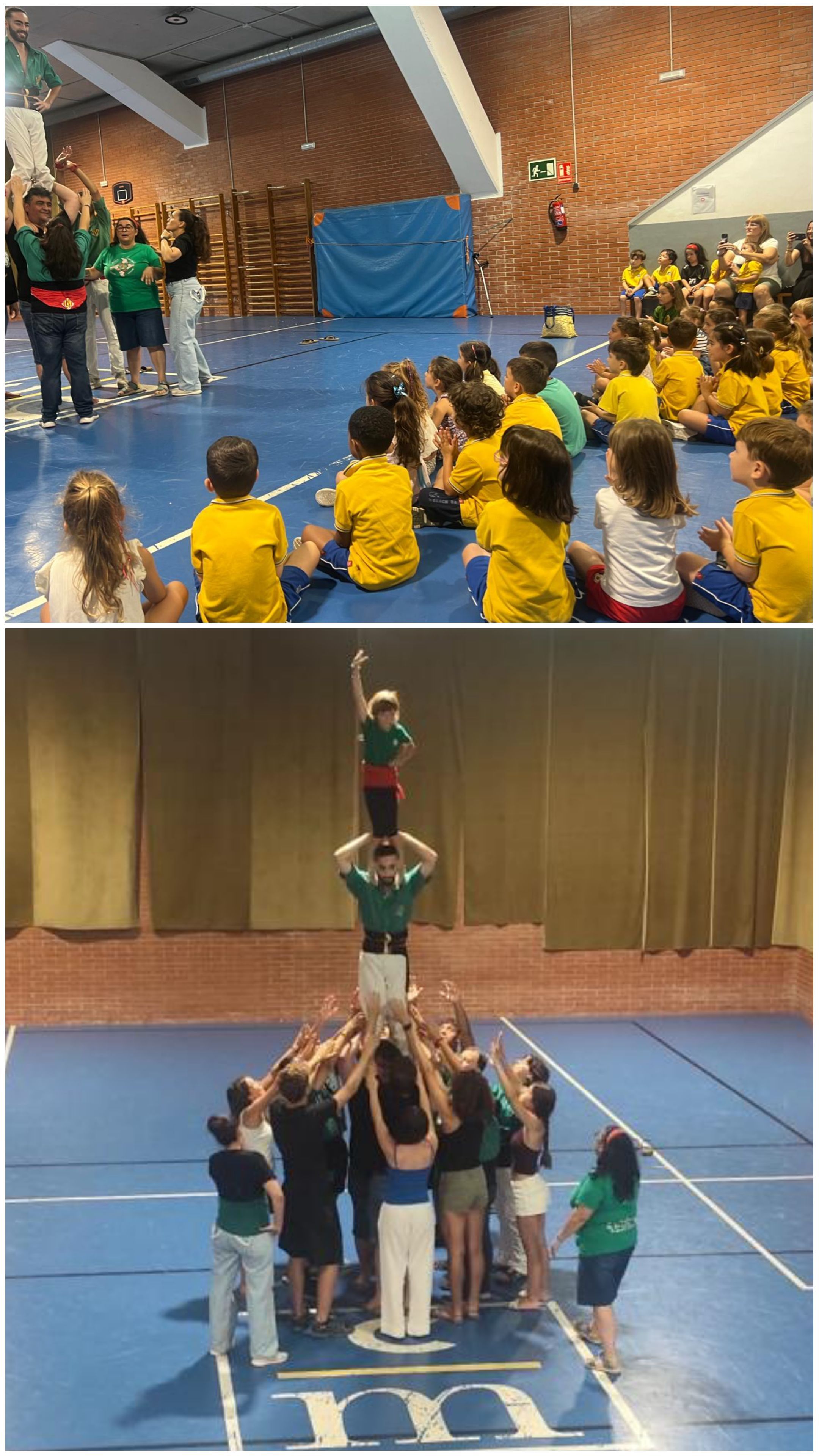 Els Martinets acosten la cultura castellera als infants i joves amb tallers als casals d’estiu. FOTO: Castellers de Cerdanyola