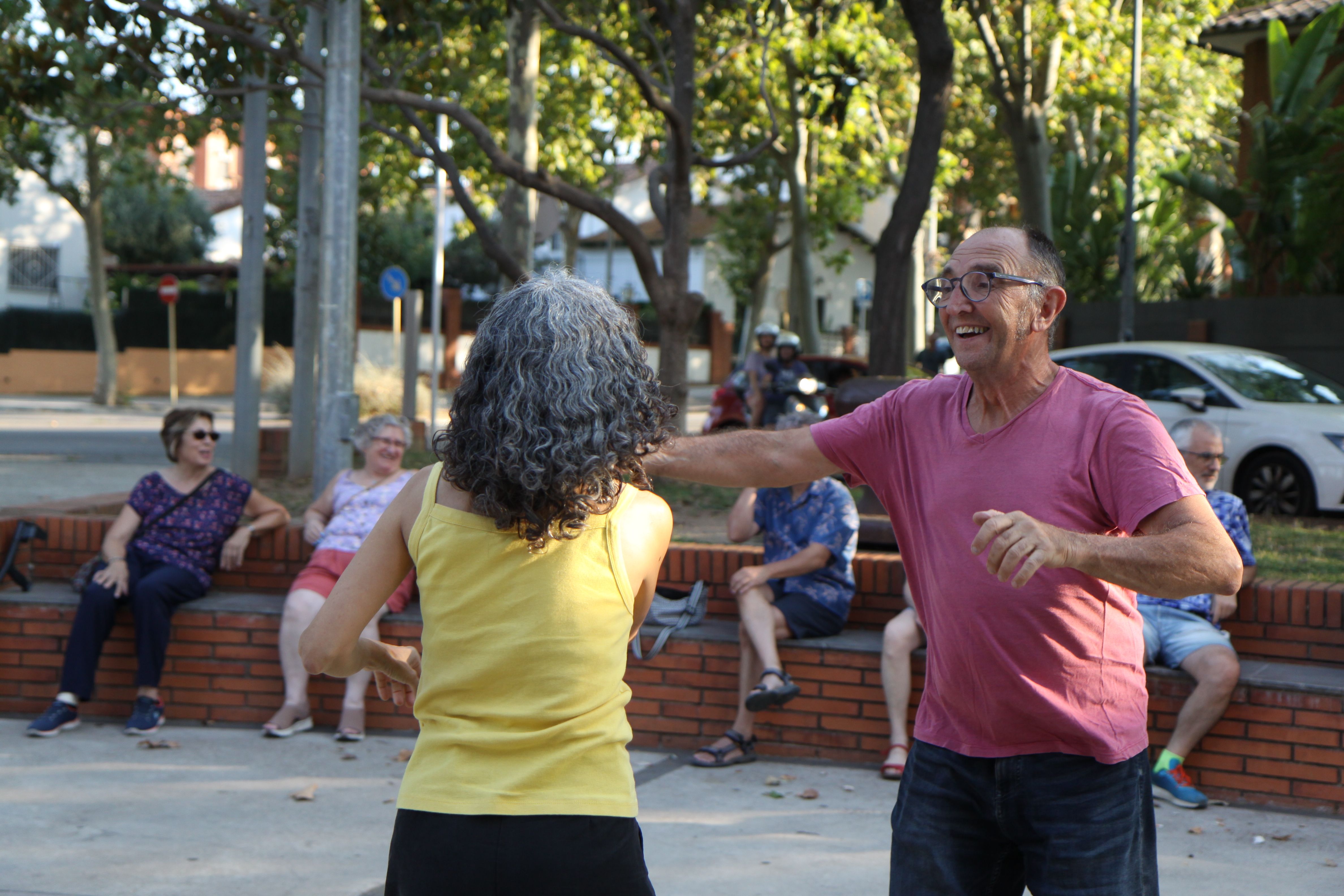 Riures durant la ballada dels Lindy Hoppers. Foto: Laia Jubany