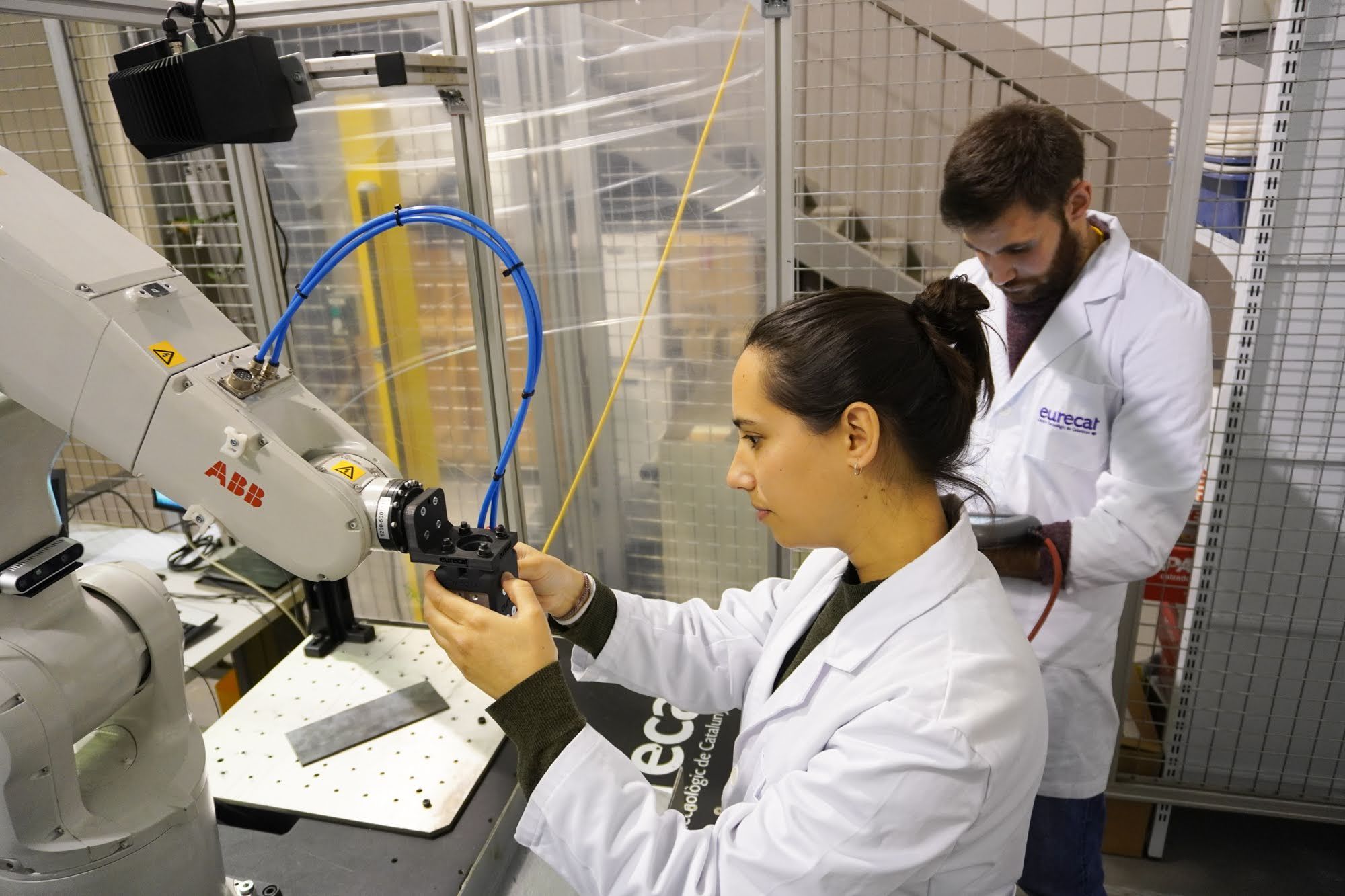 Els laboratoris de robòtica d'Eurecat. Foto: Cedida