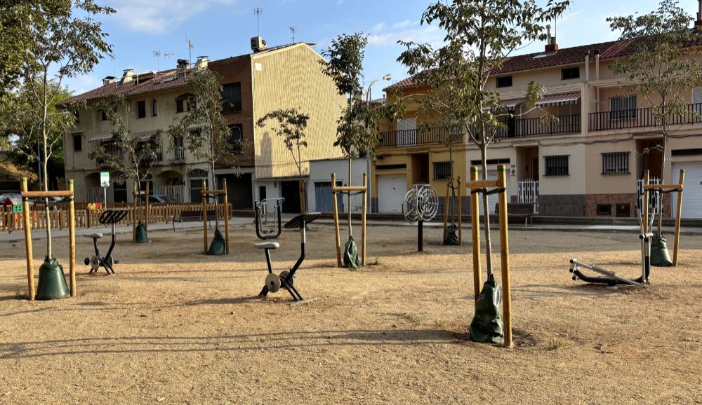 Nou espai biosaludable al parc de la Malesa. Foto: Ajuntament