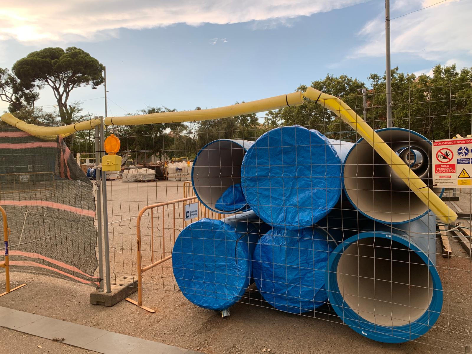 Les obres de renovació de la xarxa d'aigua avancen a Les Fontetes. FOTO: Judit Josa