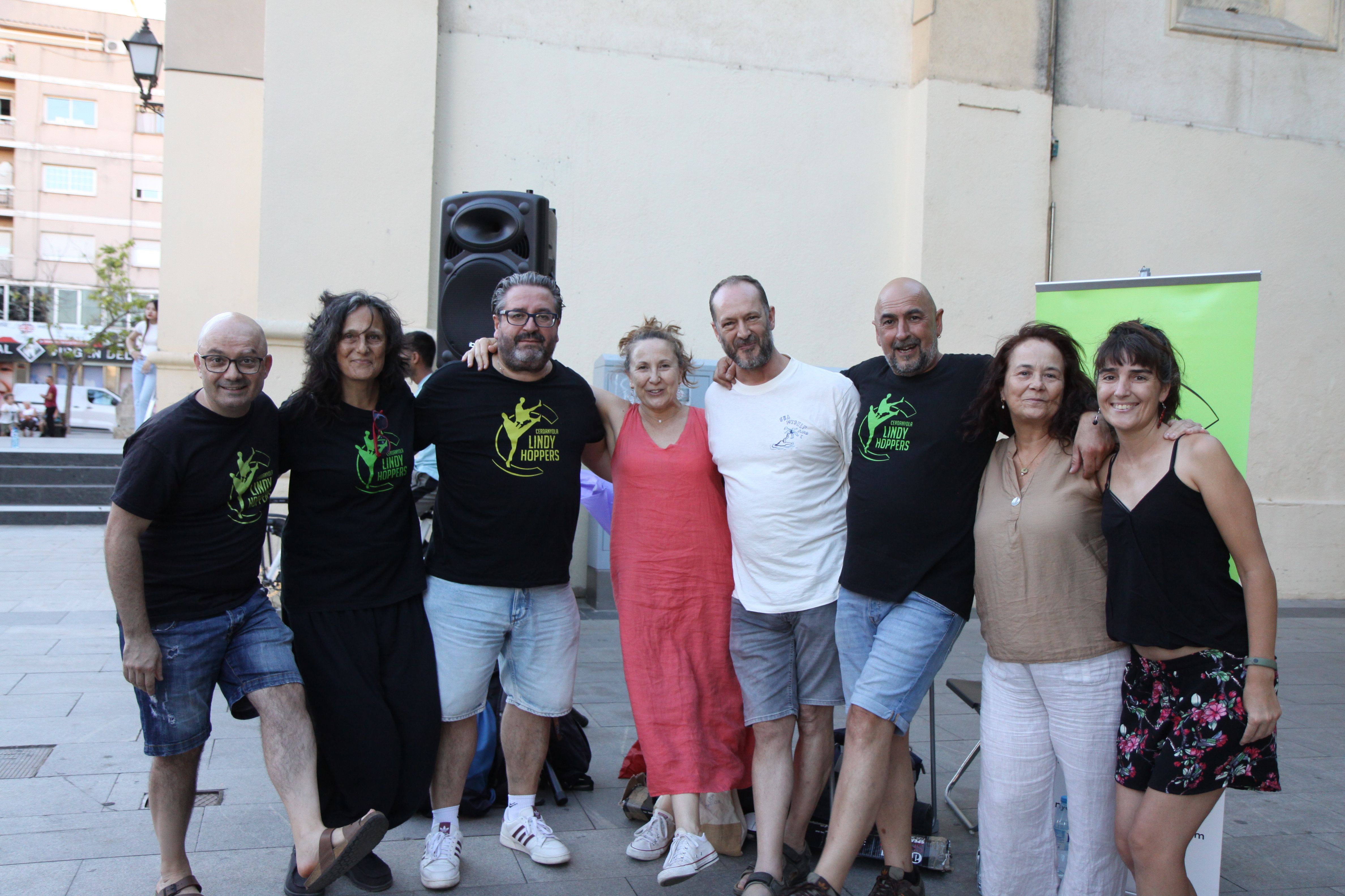 Membres de l'entitat Cerdanyola Lindy Hoppers. Foto: Laia Jubany