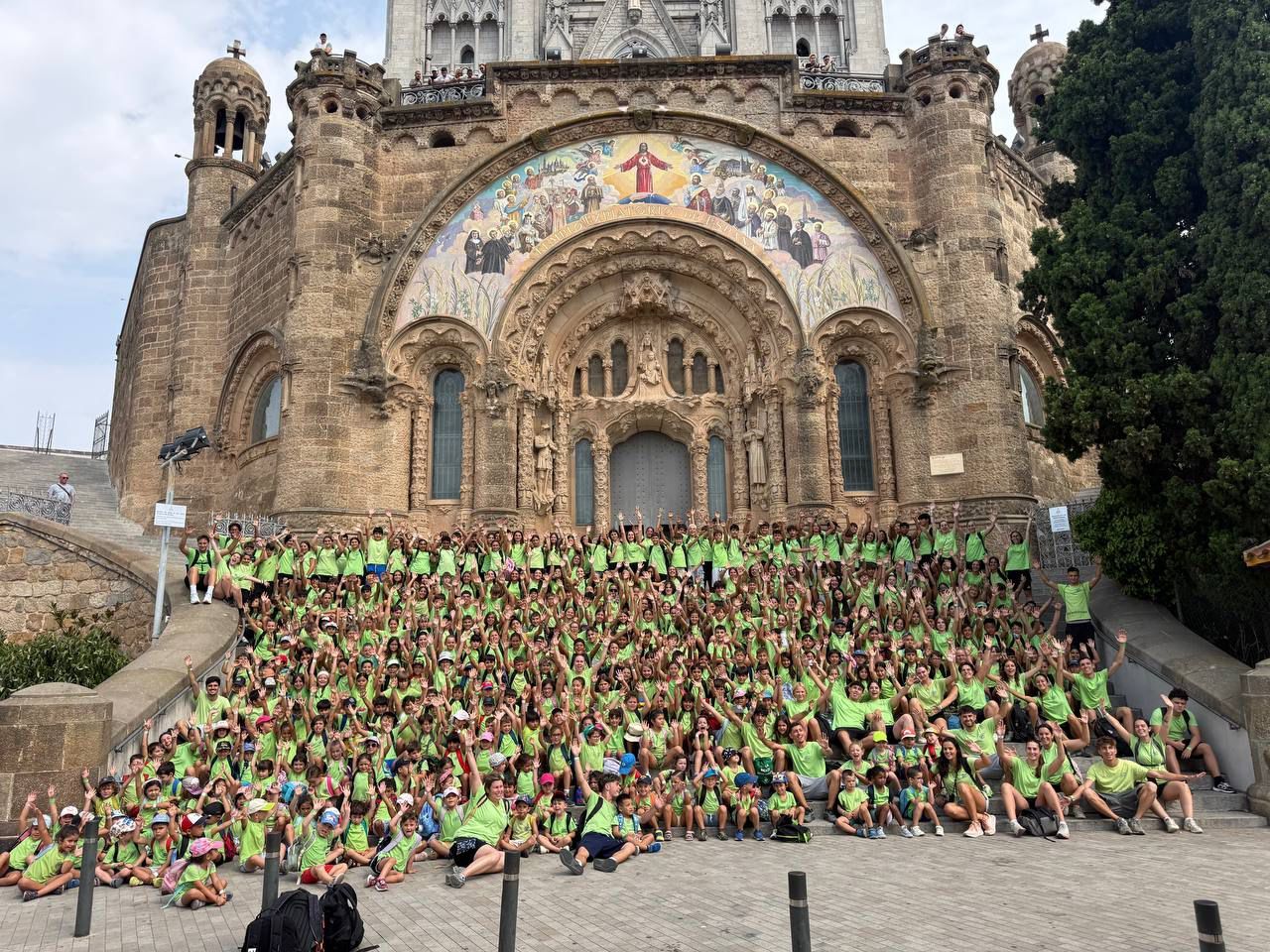L'Esplai del Roser en una de les sortides del casal d'estiu. Foto: Cedida