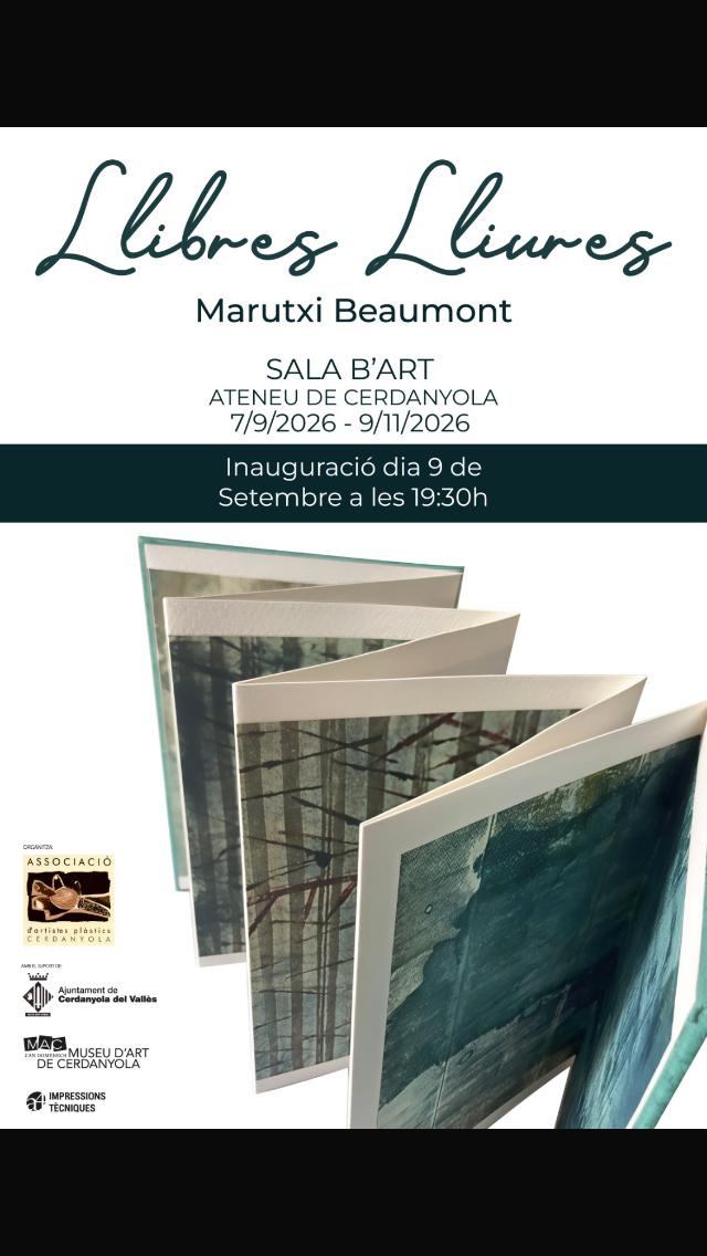 Cartell amb la nova proposta de l'artista Marutxi Beaumont. FOTO: Associació d'Artistes plàstics.