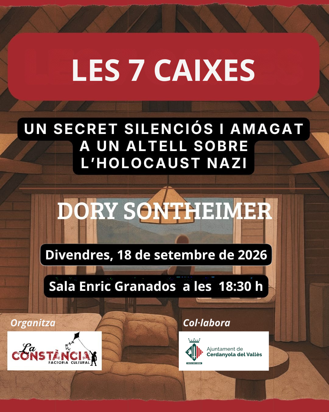 Dory Sontheimer presentarà Les 7 caixes el 18 de setembre a la Sala Enric Granados. FOTO: Cedida