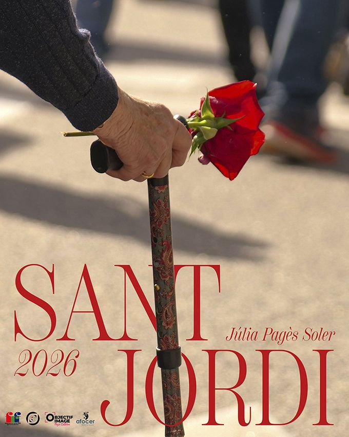 Cartell de l'exposició 'Sant Jordi', de Júlia Pagès, presentada a la Galerie Rive Gauche de Perpinyà. FOTO: Cedida