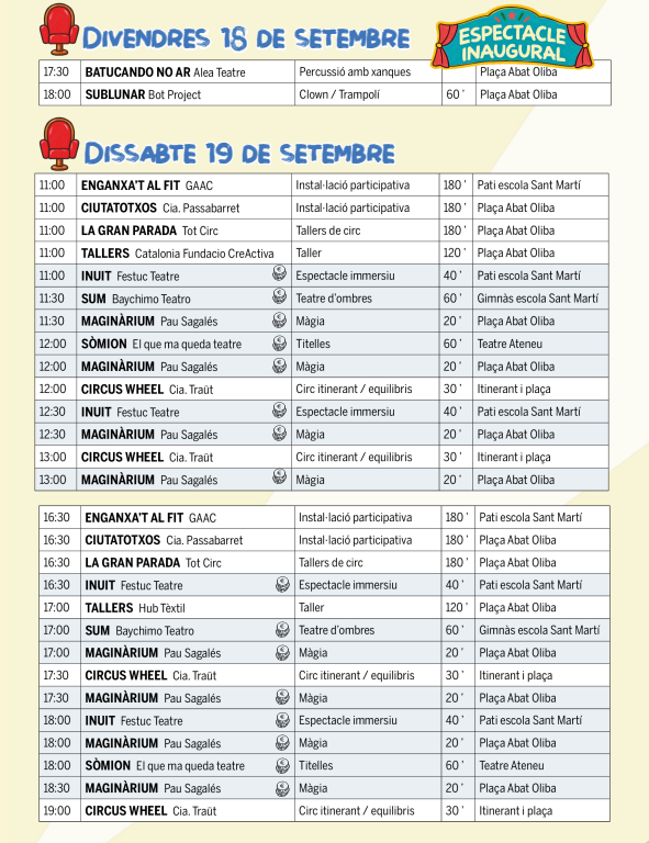 IMATGE PROGRAMA DIVENDRES I DISSABTE