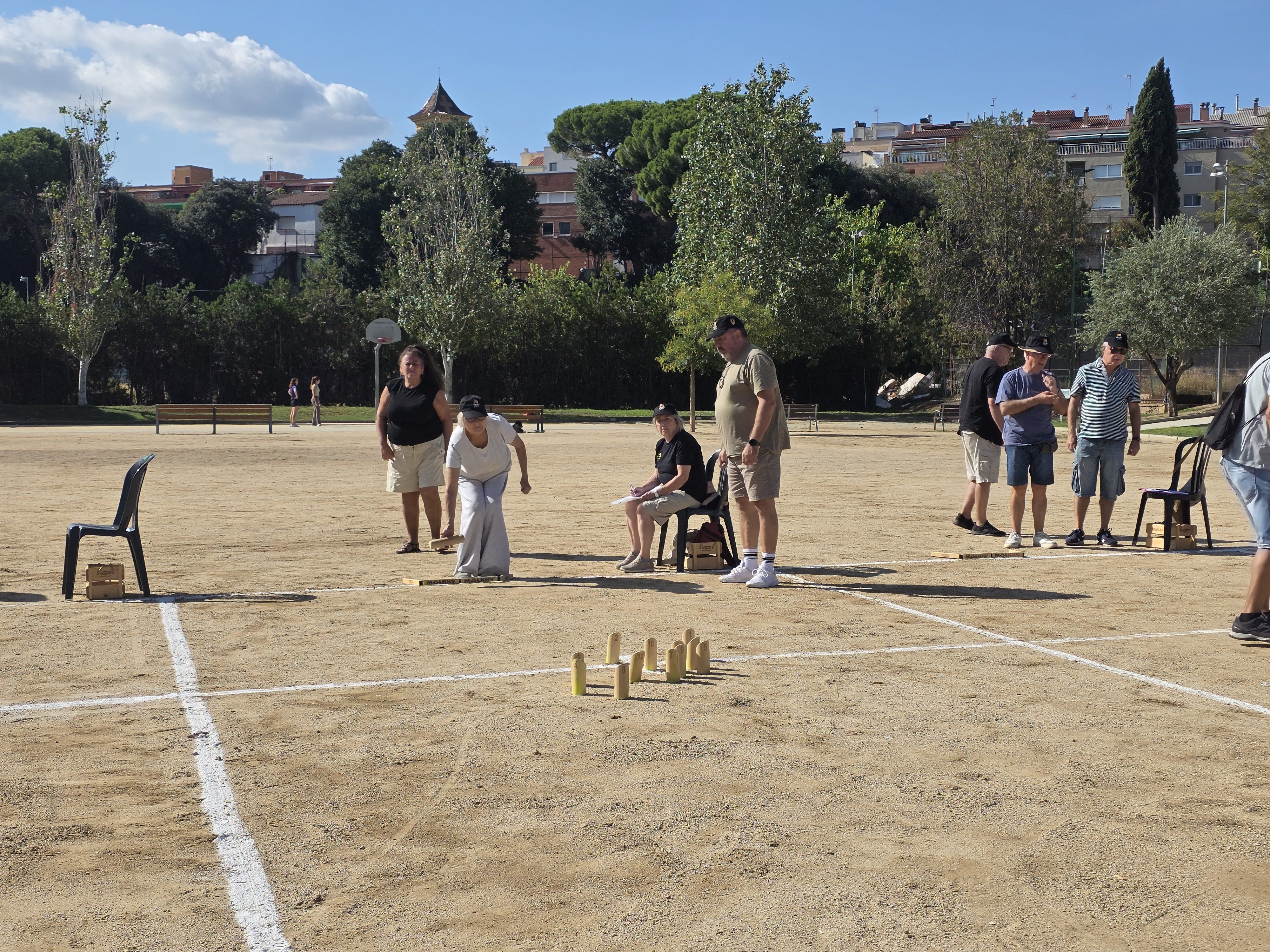 Cerdanyola estrena el primer Tour Català de Bitlles Mölkky. FOTO: Marc Mata