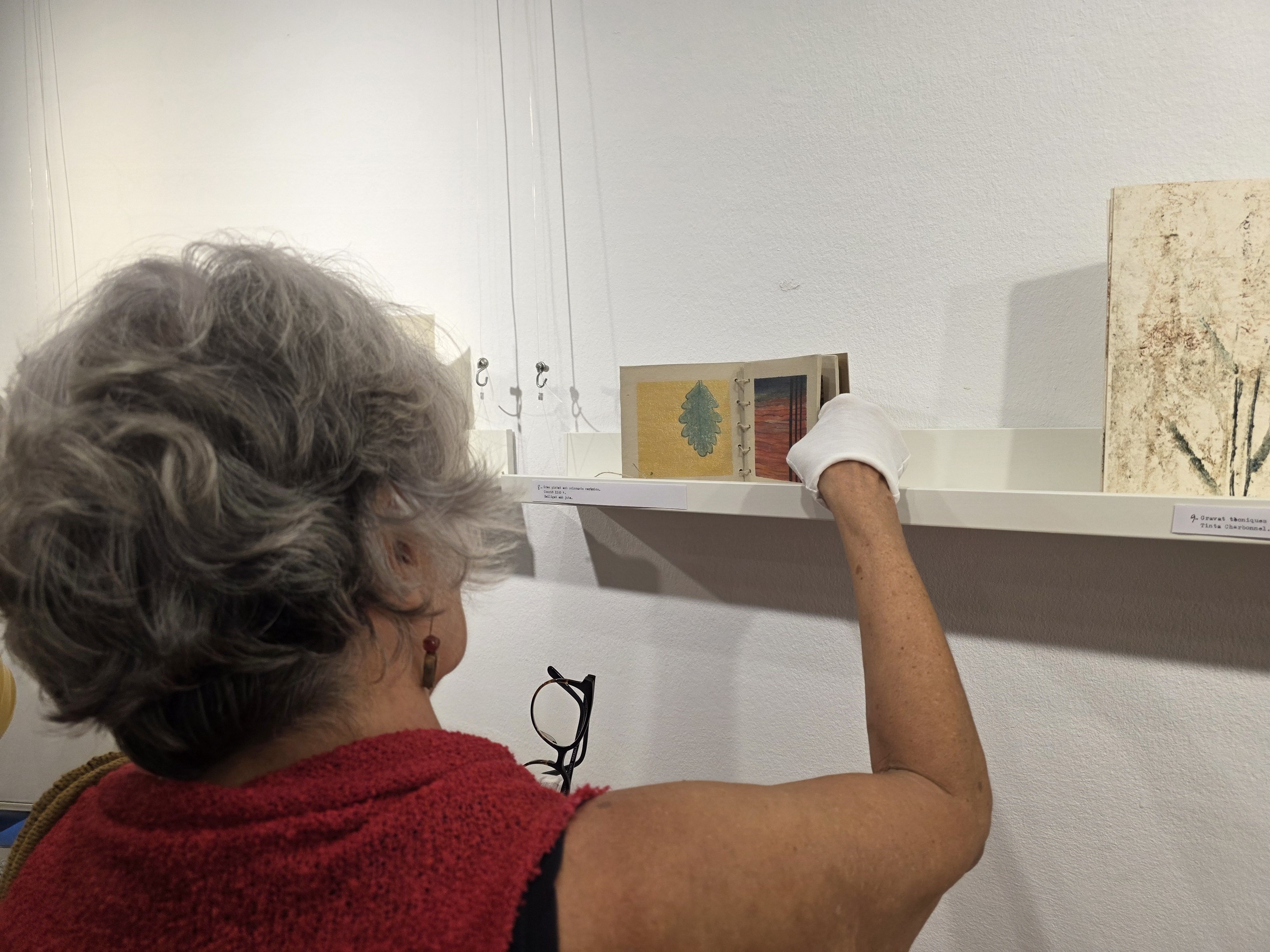 'Llibres Lliures', una exposició de Marutxi Beaumont. FOTO: Marc Mata