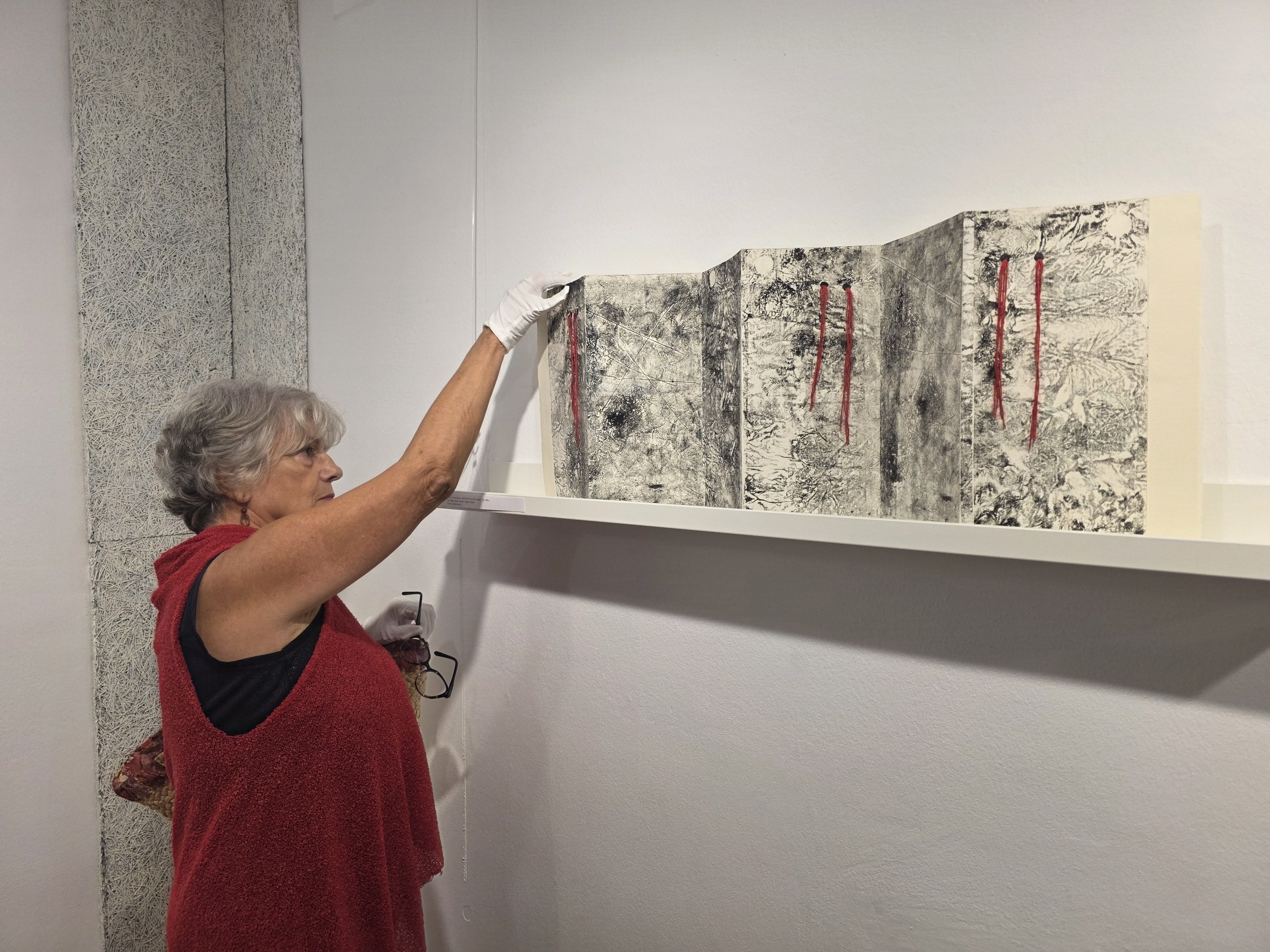 'Llibres Lliures', una exposició de Marutxi Beaumont. FOTO: Marc Mata