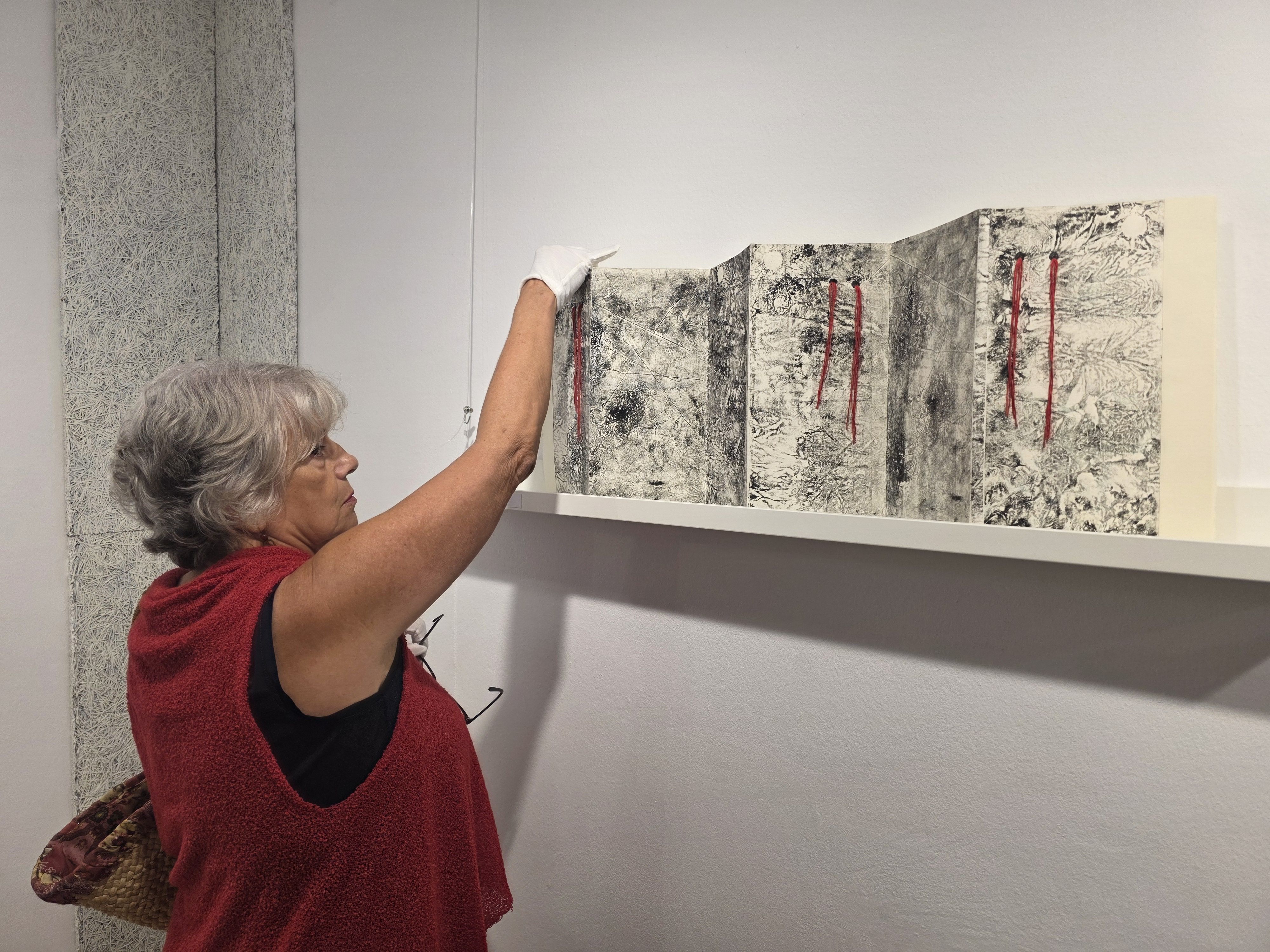 'Llibres Lliures', una exposició de Marutxi Beaumont. FOTO: Marc Mata