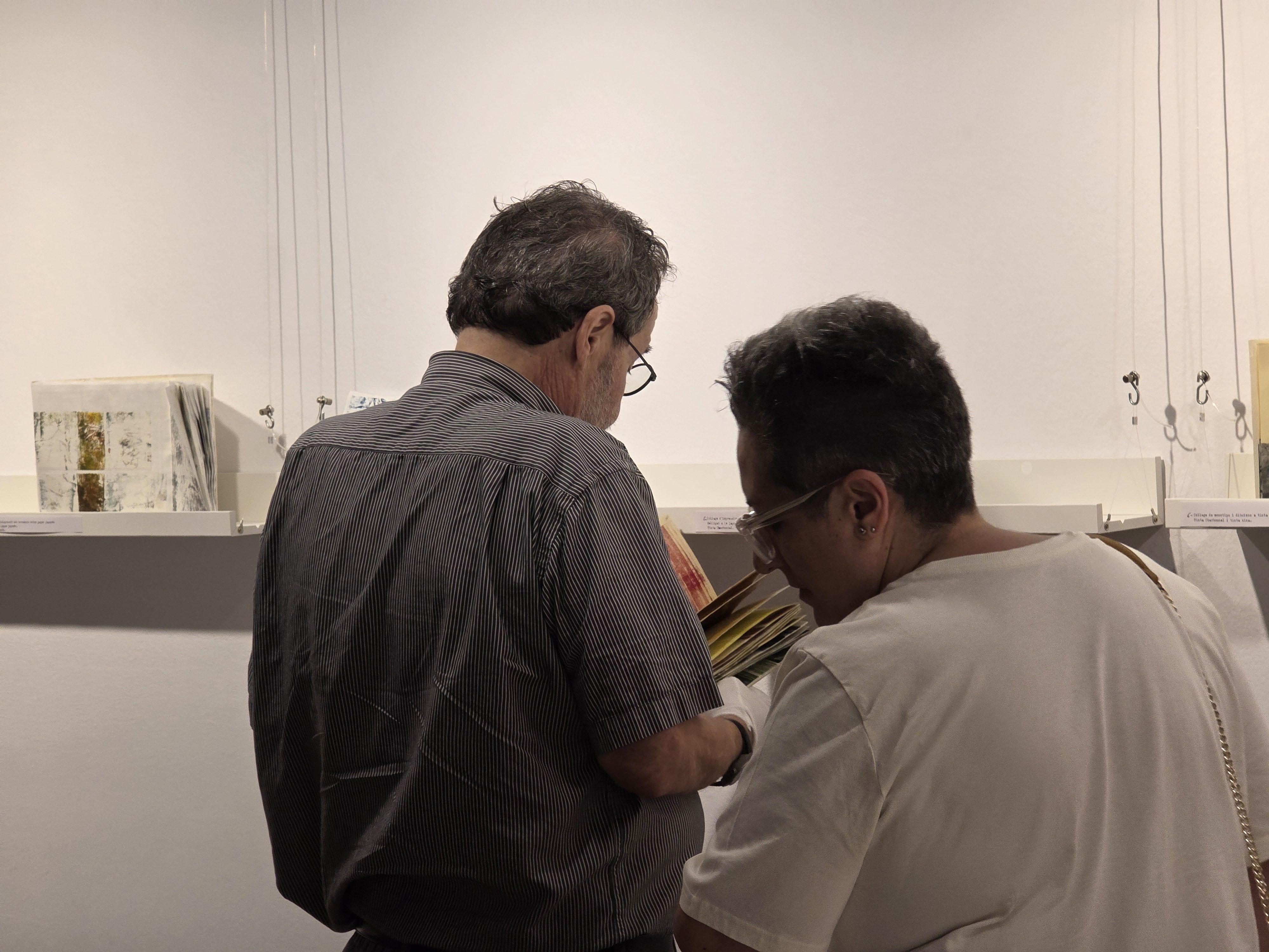 'Llibres Lliures', una exposició de Marutxi Beaumont. FOTO: Marc Mata