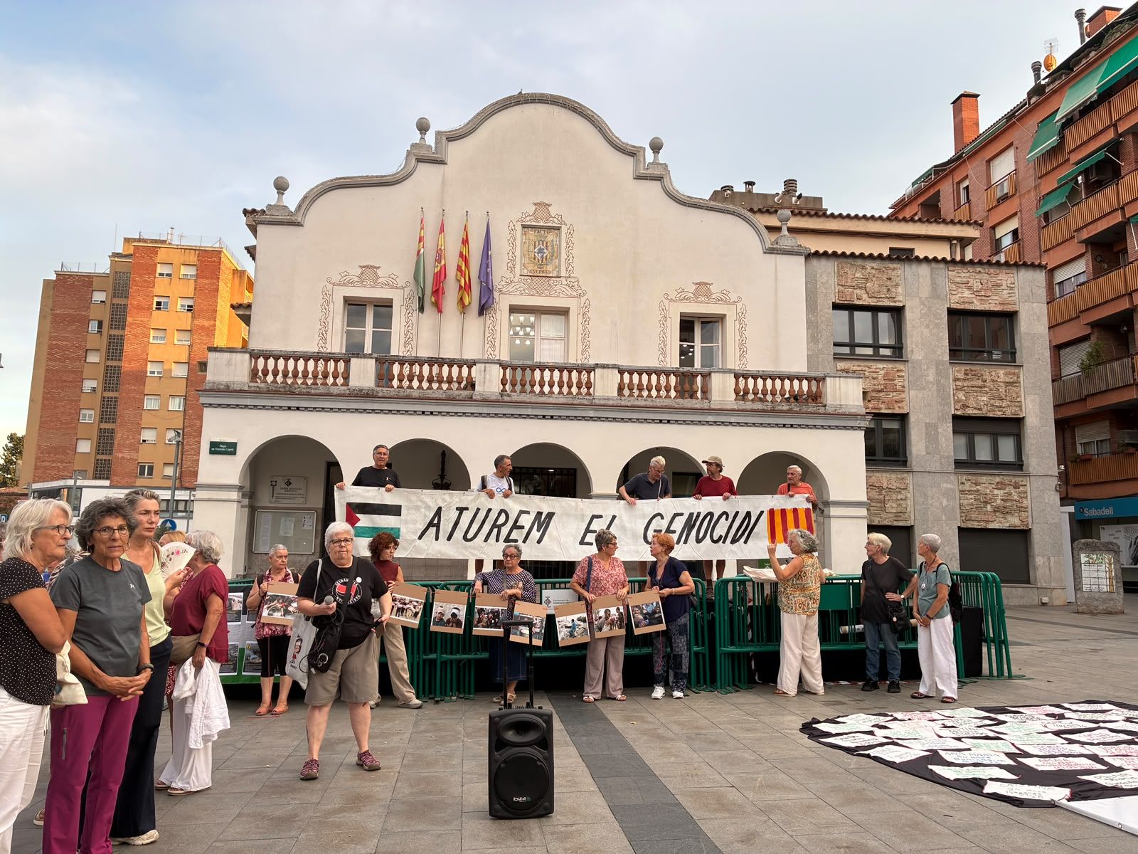 Mobilització de Diguem Prou aquest dijous, 24 de setembre. Foto: Laia Jubany