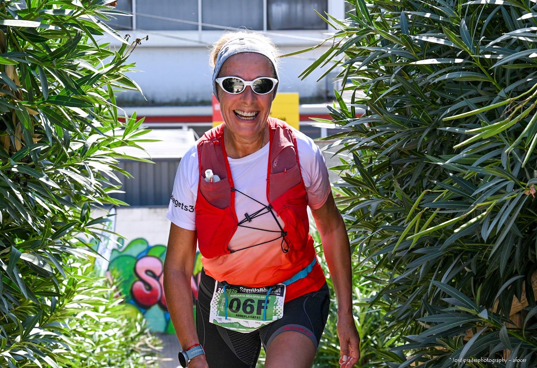 Una participant de la Som Vallès Trail durant el recorregut. FOTO: Jordi Prades (AFOCER)