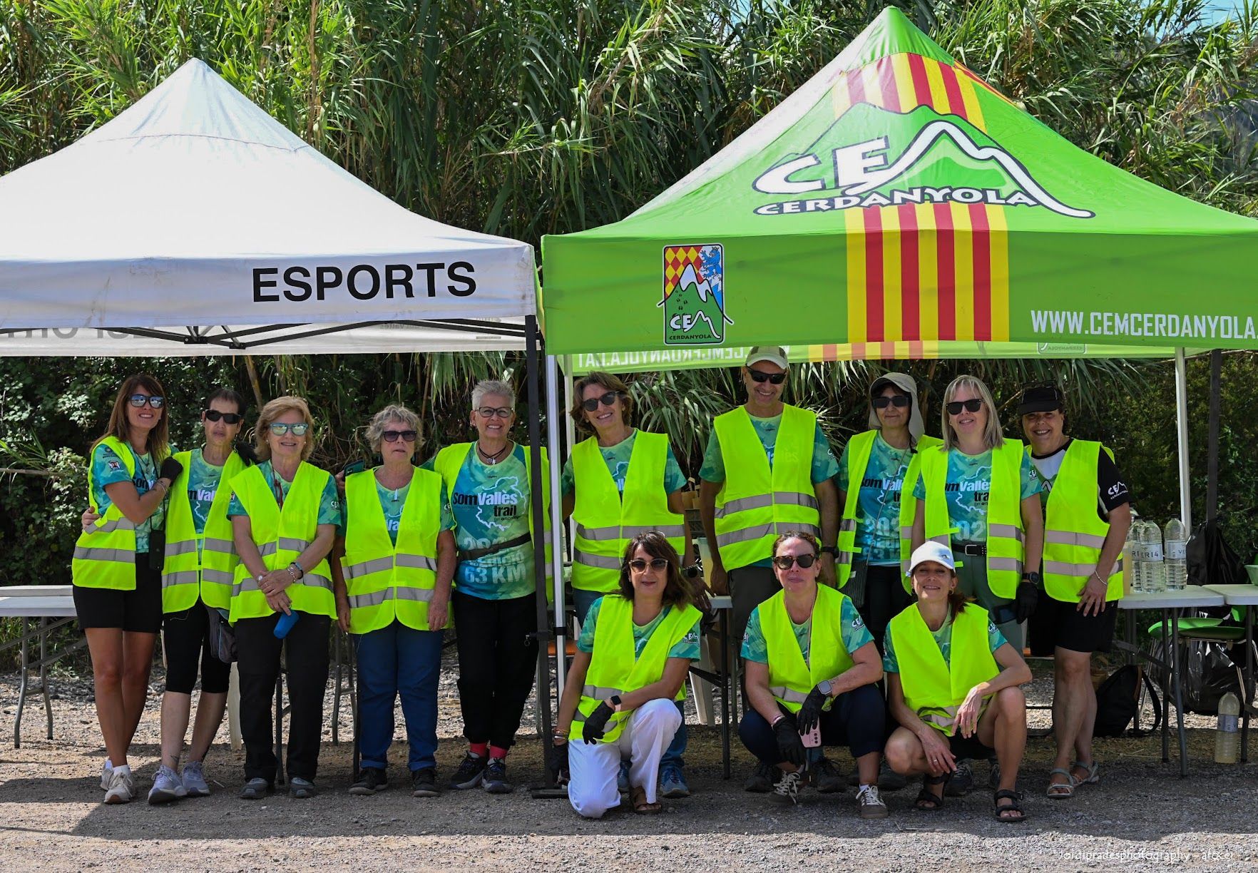 Uns 140 voluntaris han fet possible la tercera Som Vallès Trail. FOTO Jordi Prades (AFOCER)