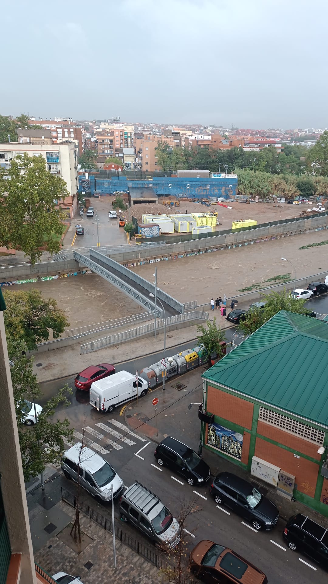 Efectes de la tempesta del 29 de setembre. Foto: Cedida
