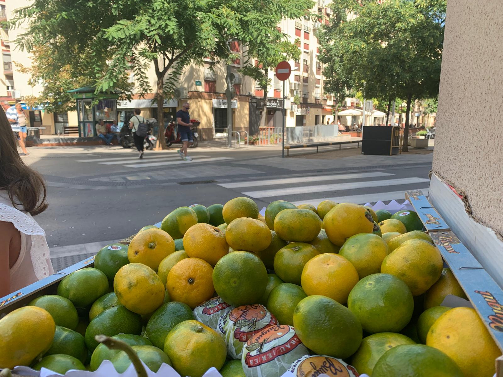 La confluència de Sant Daniel i Santa Marcel·lina serà un dels eixos de «La Ciutat viu el Blues. Comerç i Blues al carrer» aquest dissabte. FOTO: Judit Josa