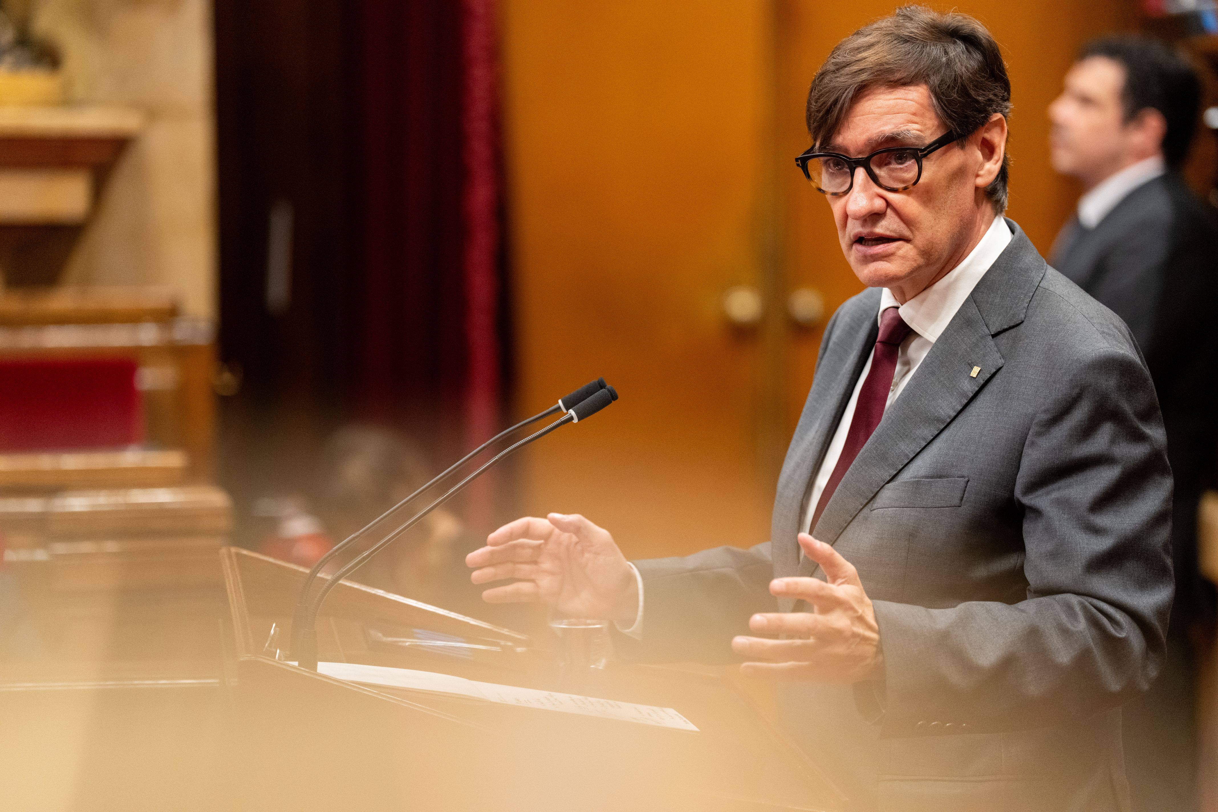 Intervenció del president de la Generalitat, Salvador Illa, en el debat de política general, el 30 de setembre del 2026, FOTO: Joan Mateu Parra (ACN)