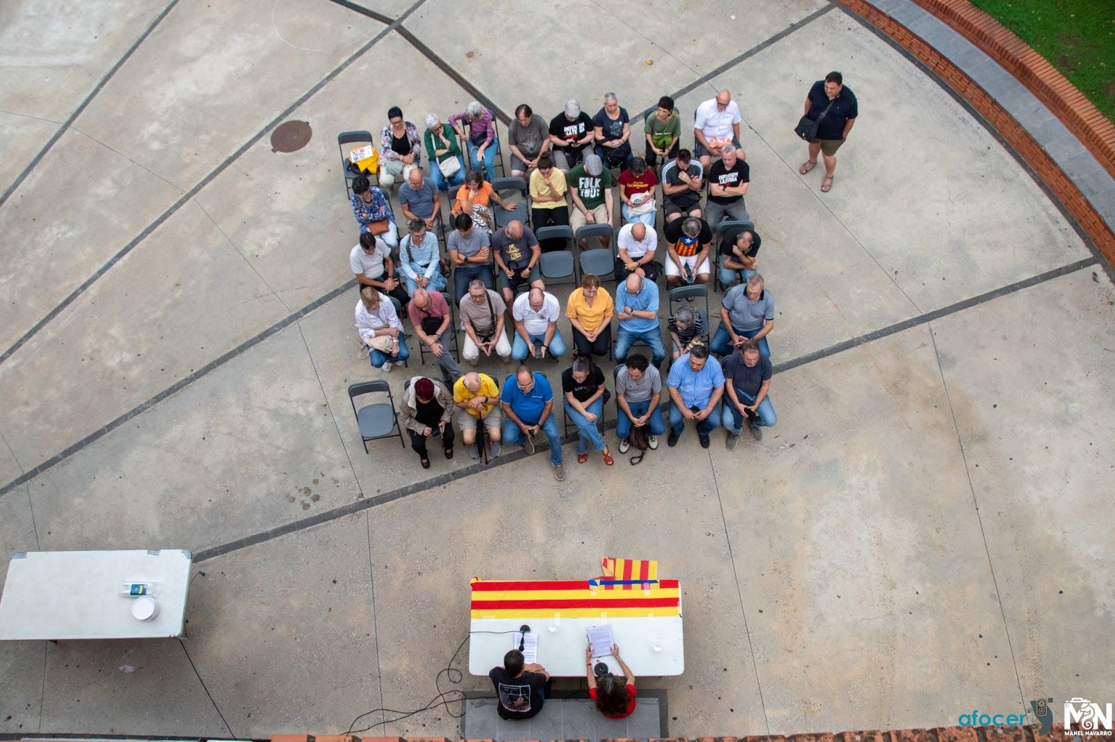 Presentació del Grup impulsor 10 anys de l’1-O a l’Ateneu, coincidint amb la commemoració del 9è aniversari de l'1 d'Octubre. FOTO: Manel Navarro