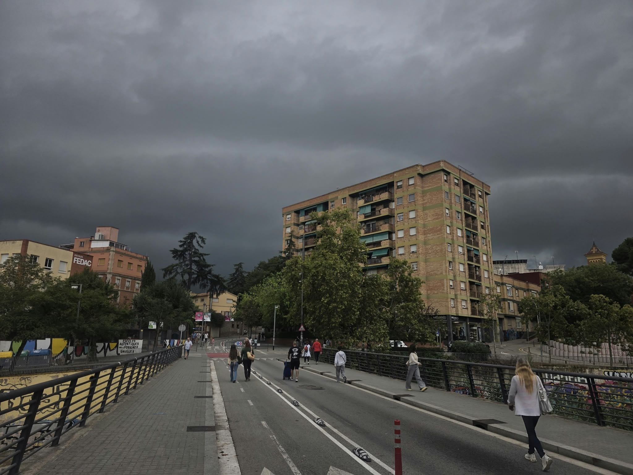 Previsió de fortes pluges amb un nivell molt alt. FOTO: Marc Mata