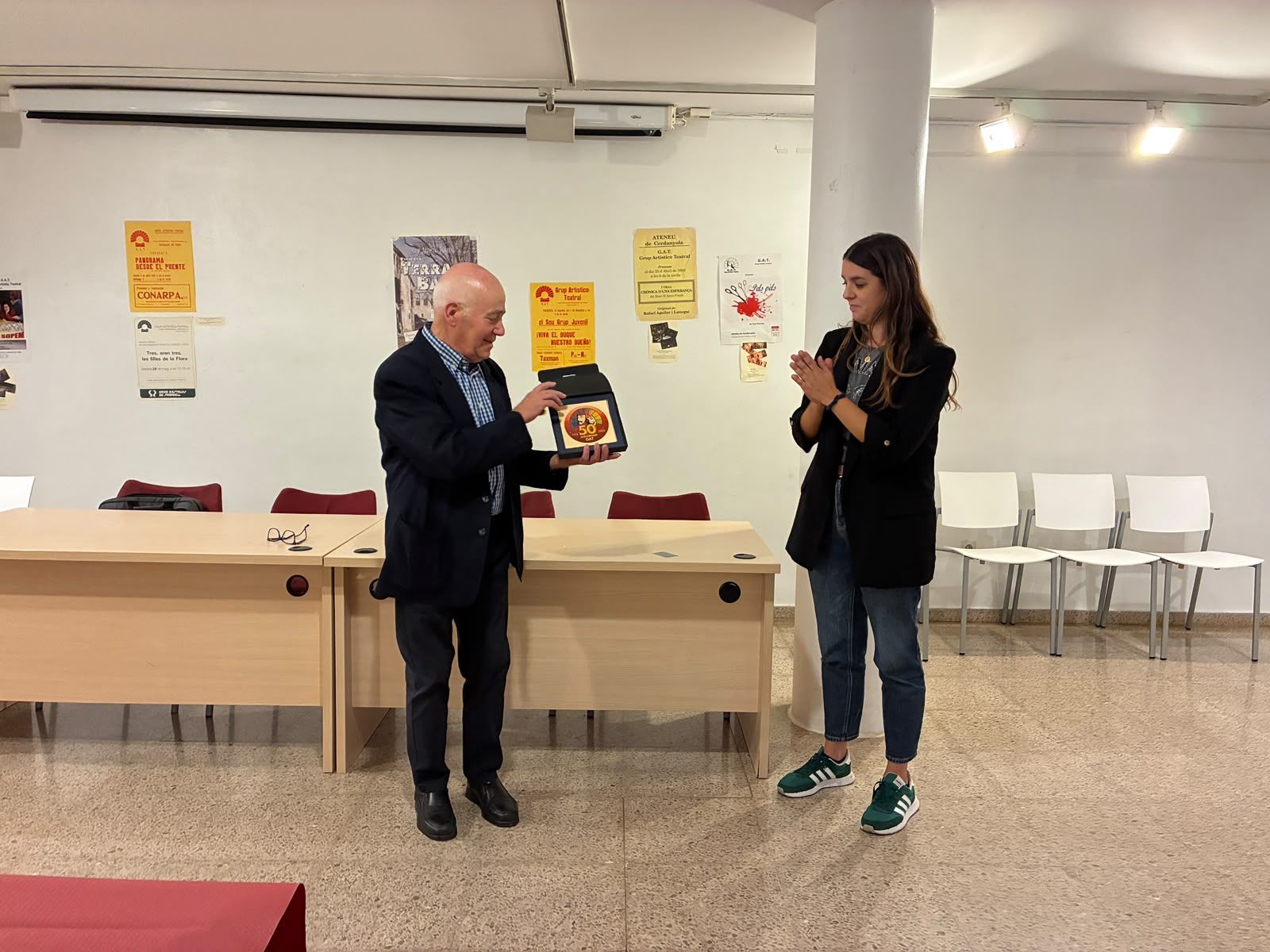 Francesc Vilaró fa entrega de