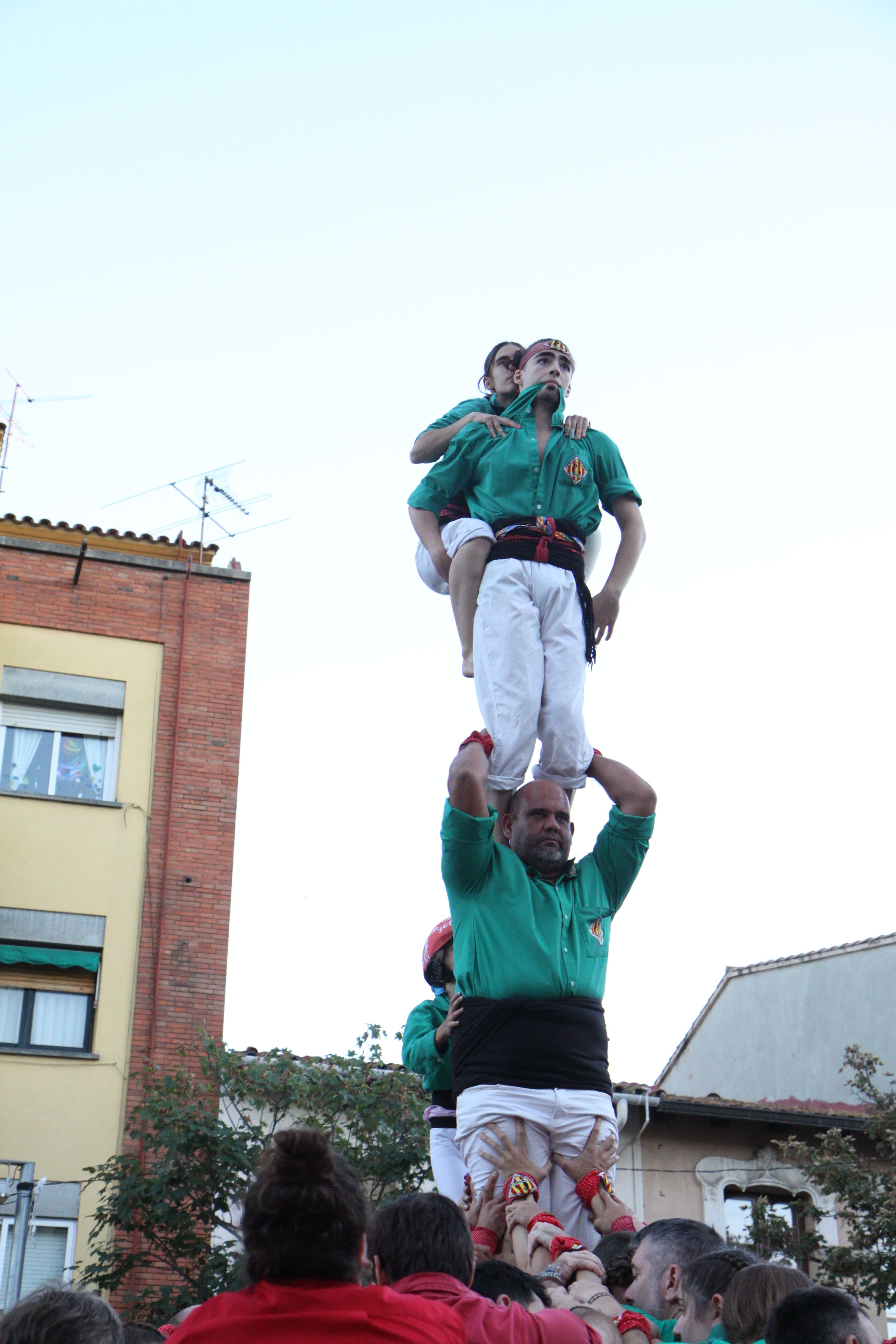 Pujada del pilar de 5. Foto: Laia Jubany