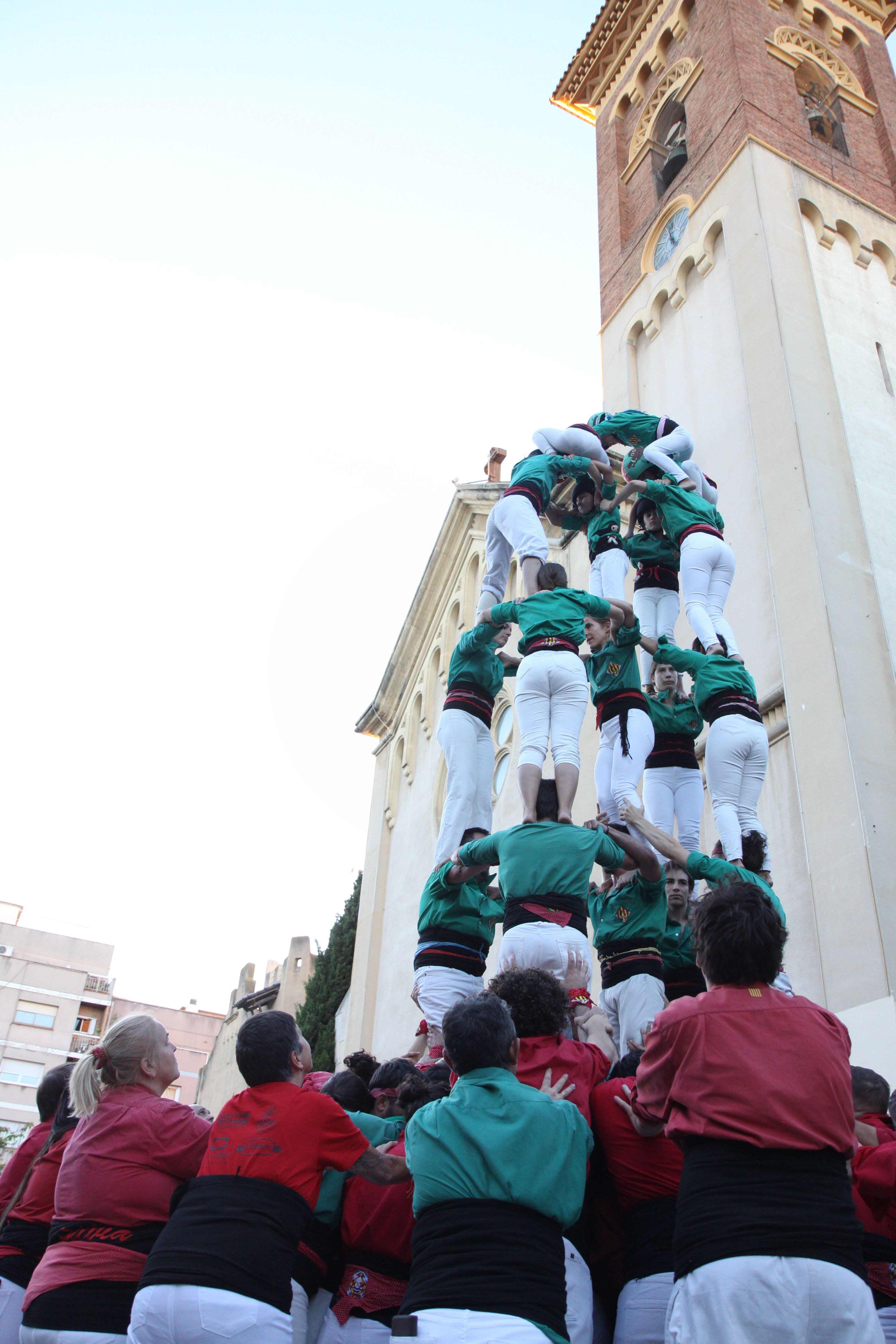 L'enxaneta fa el canvi de pom per fer la segona aleta i donar per carregat el 5 de 6. Foto: Laia Jubany