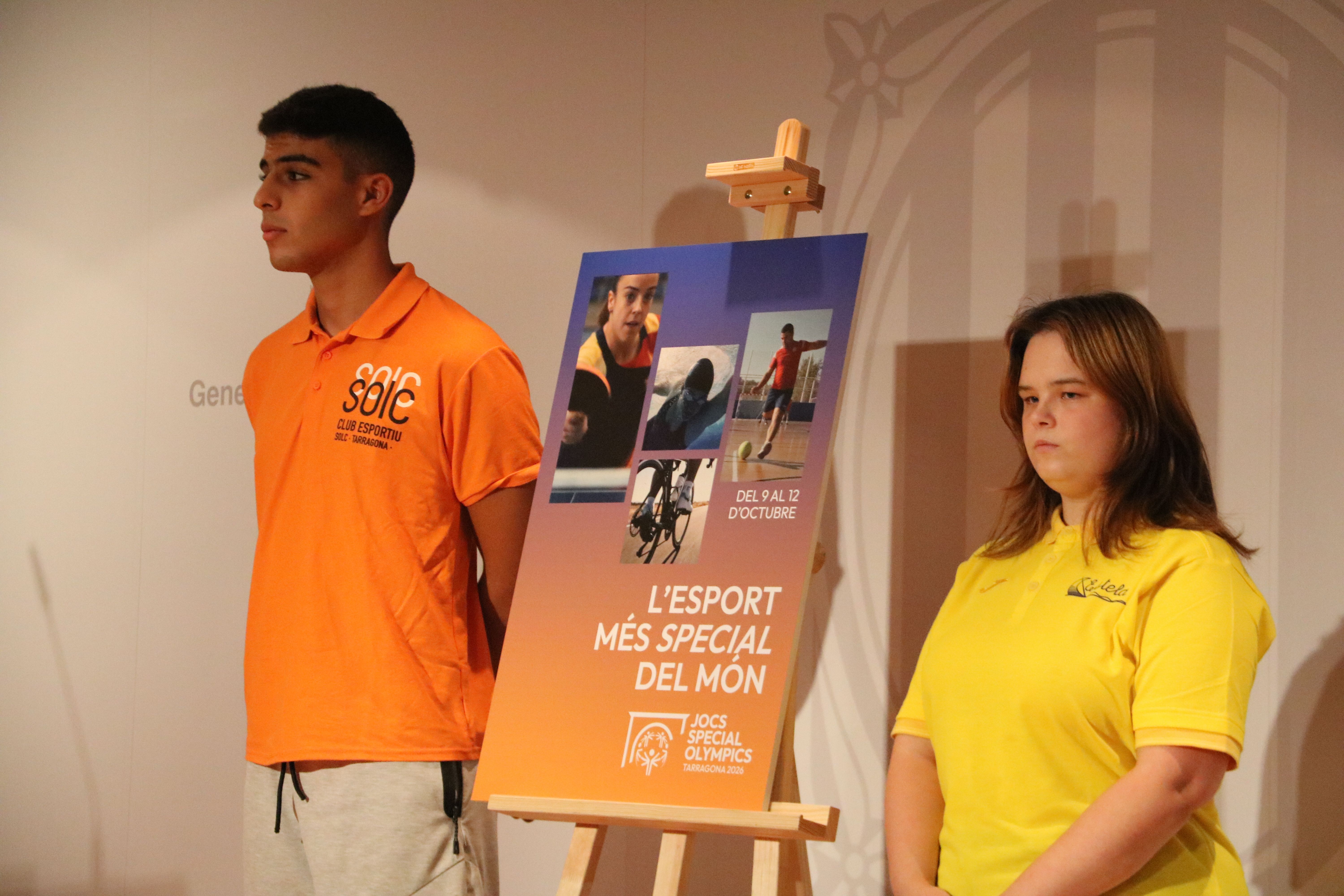 Cartell dels Jocs Special Olympics Tarragona 2026 FOTO: Mònica Riu (ACN)