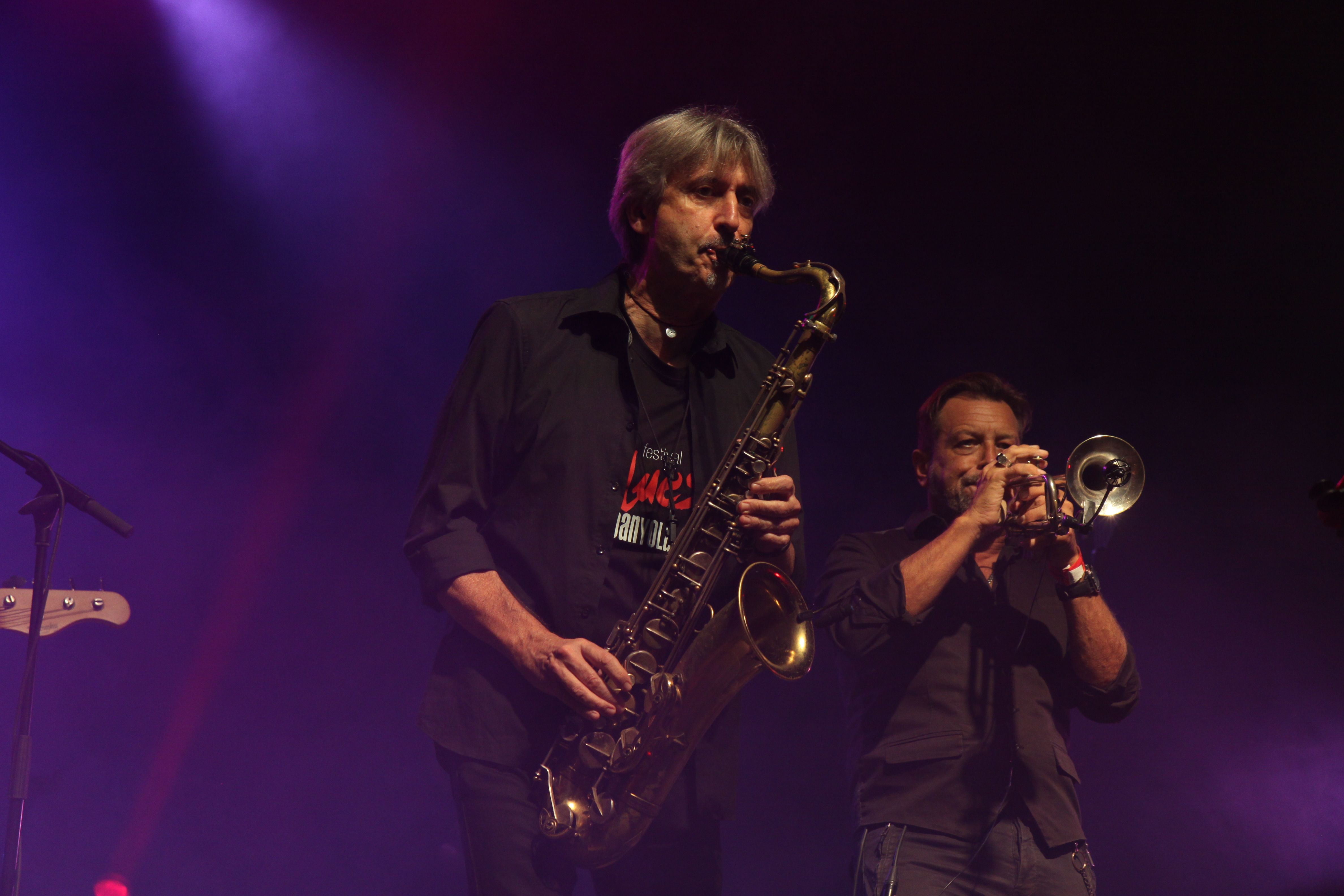 Els músics d'Ana Popovic. Foto: Laia Jubany