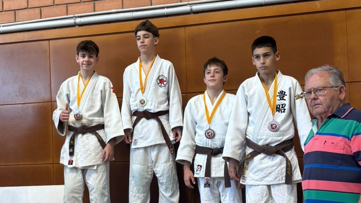 Geray García-Muñoz s'ha fet amb la segona posició. Foto: Cedida pel Cerdanyola Judo