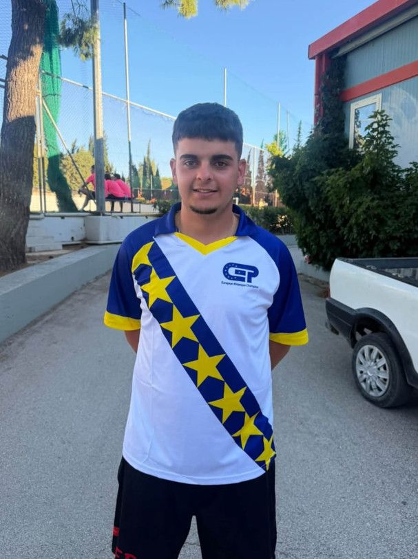 Manel Luque, campió d’Europa sub-23 de petanca. FOTO: Cedida pel Club Petanca Cerdanyola Atlético Serraparera.