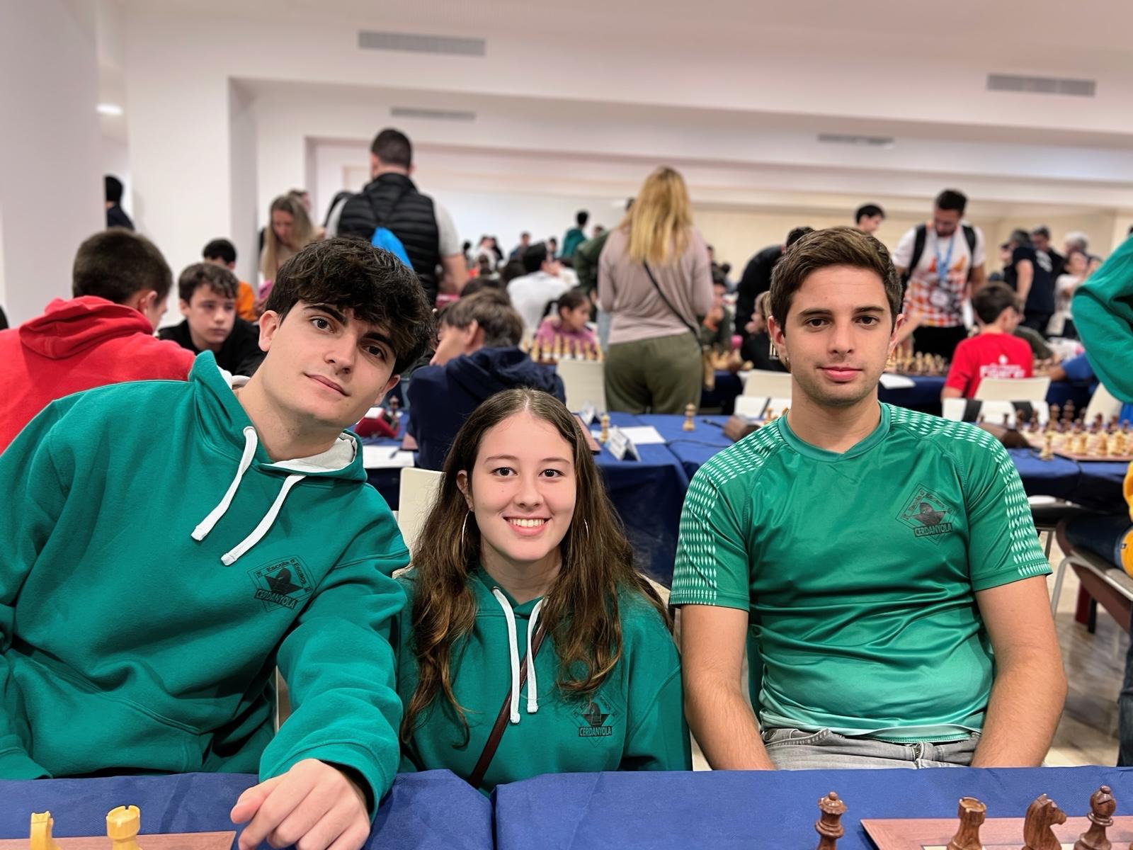 L'equip del Club d'Escacs campió de Catalunya. Foto: Cedida pel club