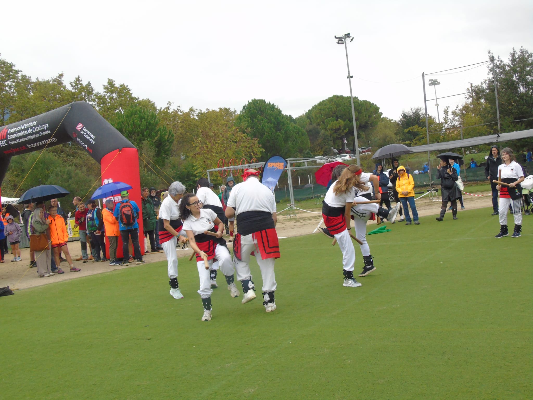 Bastoners en el Campionat de Catalunya de Marxa Nòrdica “Ciutat de Cerdanyola” . FOTO: Sergio Torres
