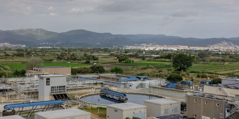 Les depuradores d'Aigües de Barcelona, com la de Gavà-Viladecans, aposten per la generació pròpia d’energia renovable. FOTO: Cedida