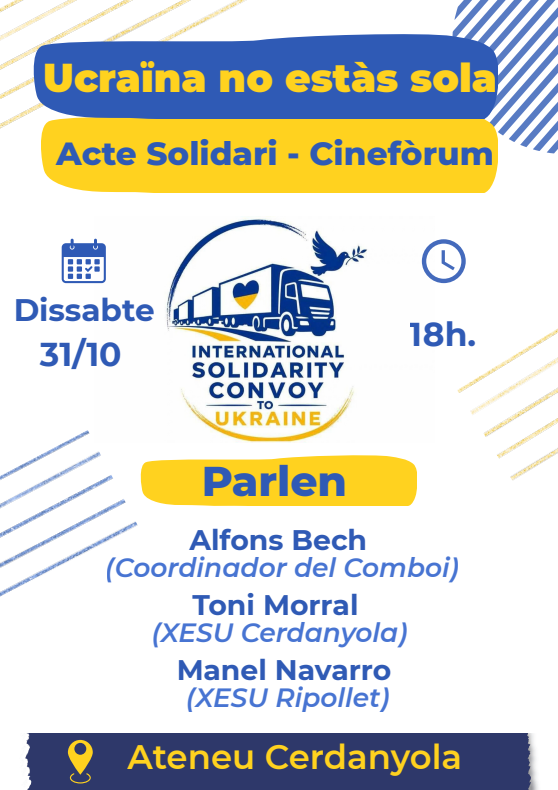 Cartell de l'acte per preparar la campanya d'Ucraïna