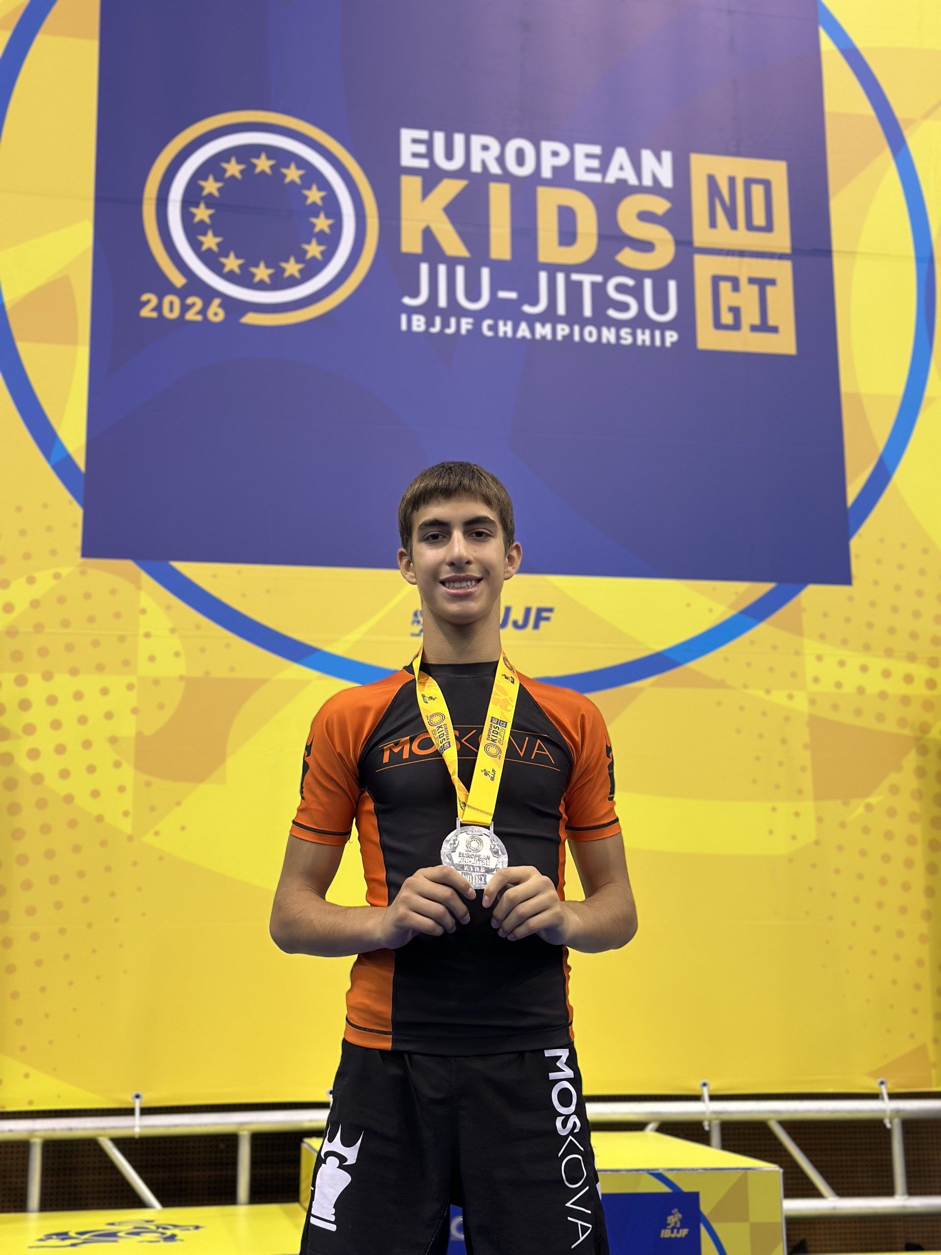 Sergio Calderón, subcampió d'Europa de jiu-jitsu No-Gi a Lisboa. FOTO: CFC