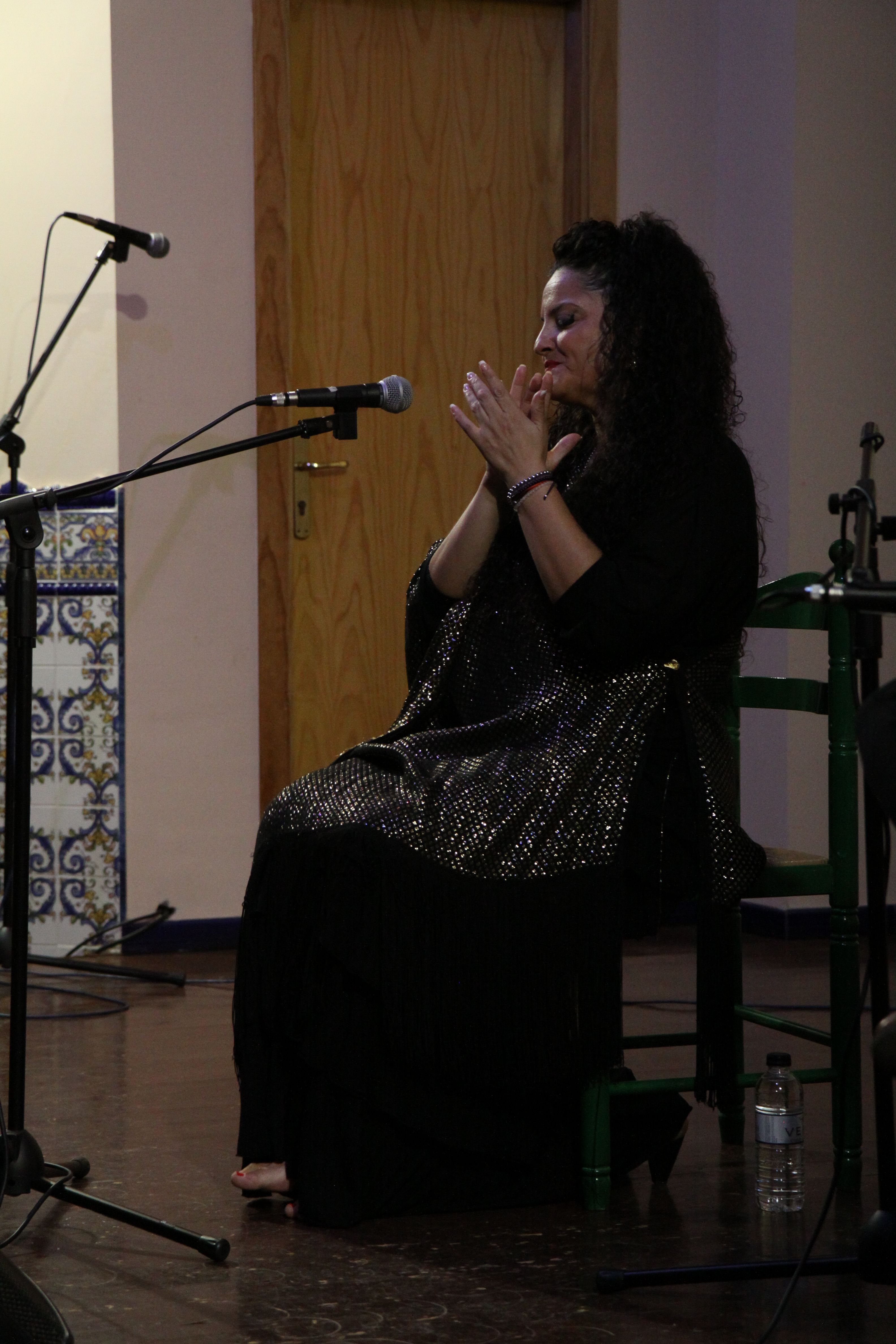 Art i compàs en directe des de l'escenari de la Casa d'Andalusia. Foto: Laia Jubany