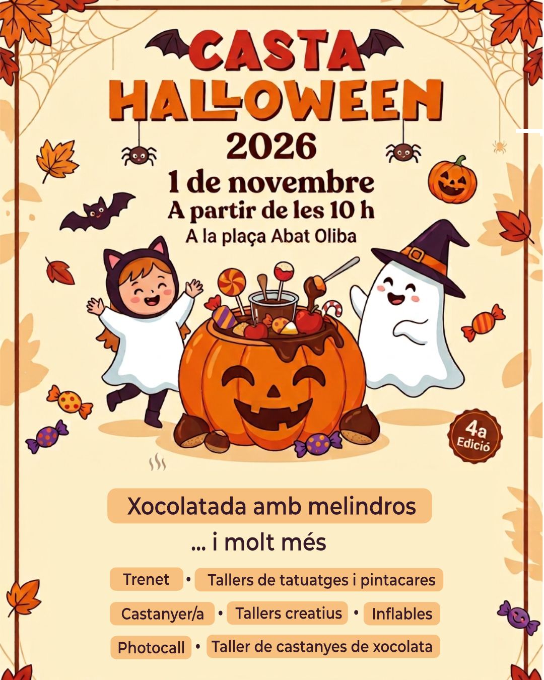 Cartell de la 4a edició del CastaHalloween. Foto: Ajuntament de Cerdanyola