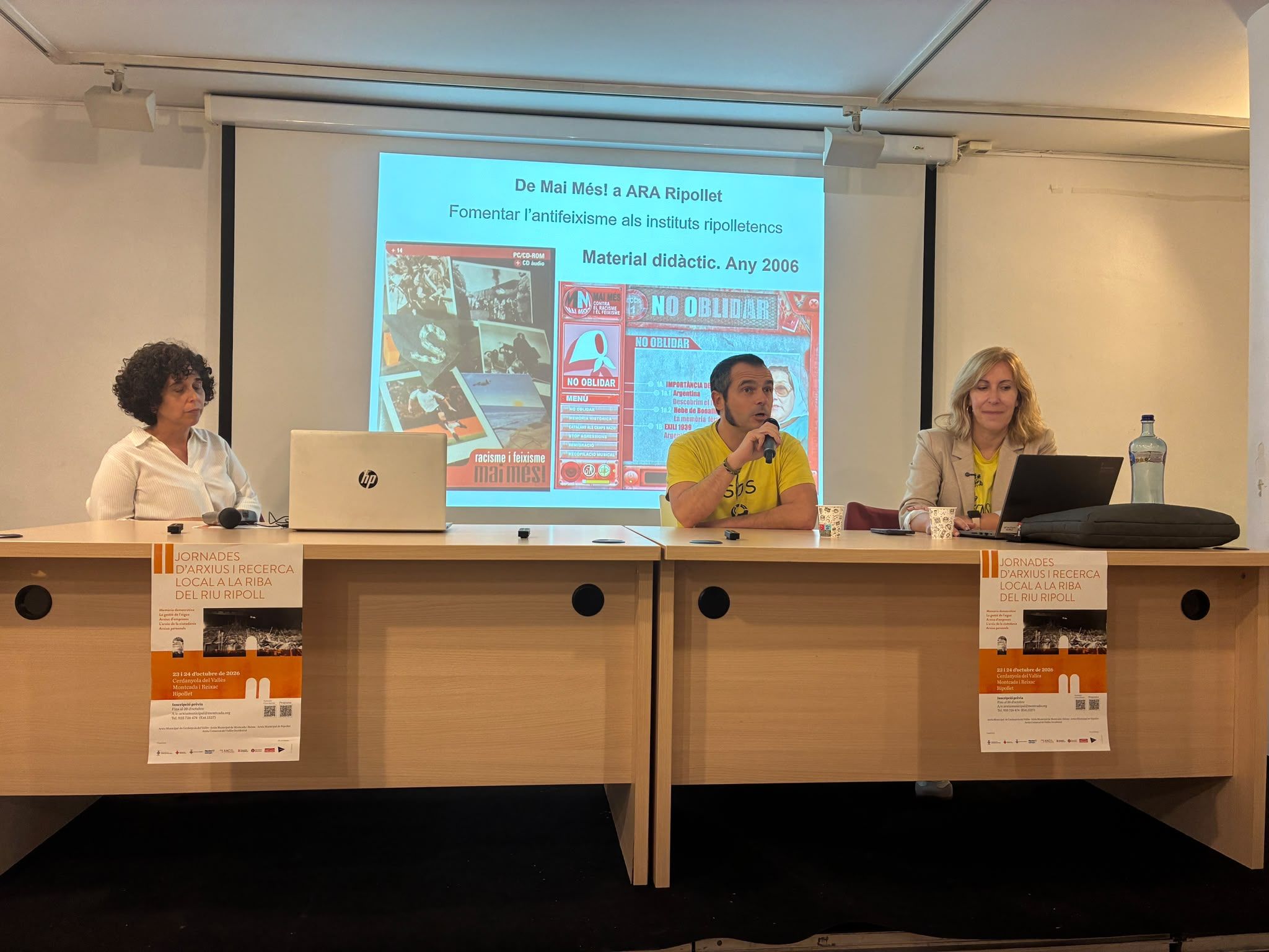 Durant les jornades a Cerdanyola també s'han compartit experiències educatives de Ripollet i Montcada. Foto: Laia Jubany